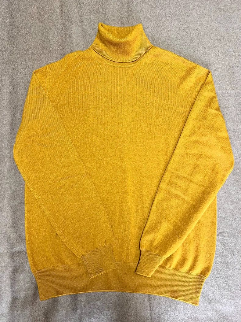 Loro Piana LORO PIANA Men's cashmere knitted high collar sweater Size US L / EU 52-54 / 3 - 3 Thumbnail