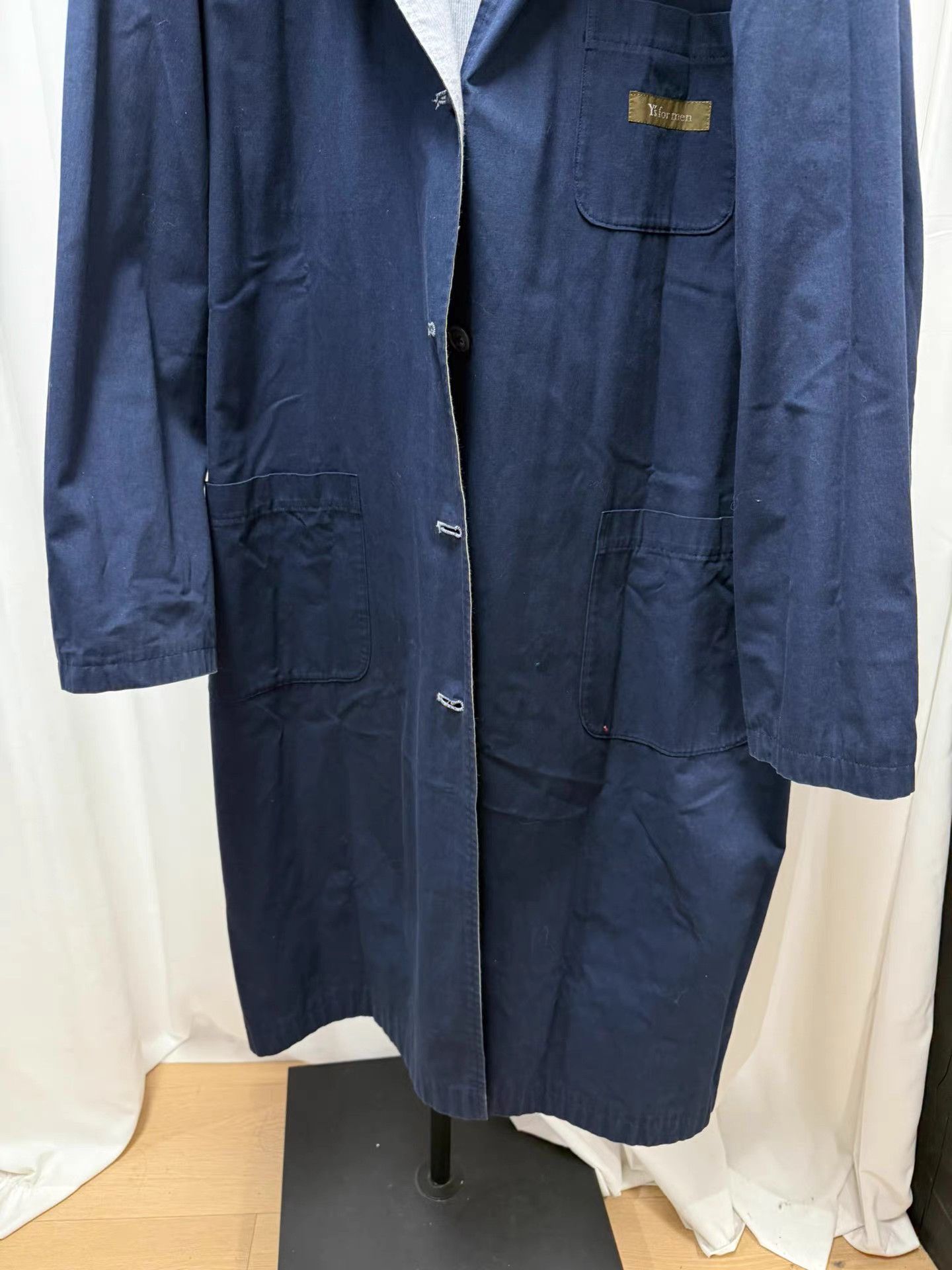 Yohji Yamamoto yohji yamamoto y's for men Striped Reversible Coat K20 Size US XL / EU 56 / 4 - 7 Thumbnail