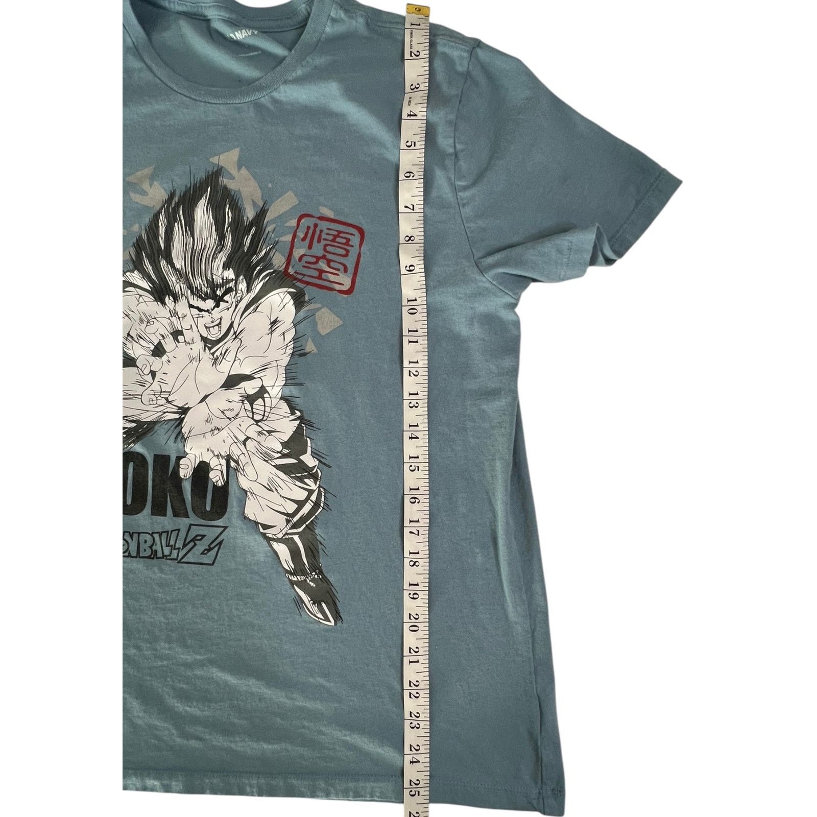 Old Navy Dragon Ball Z Goku Graphic Tee Medium Blue Anime Shirt Size US M / EU 48-50 / 2 - 9 Thumbnail