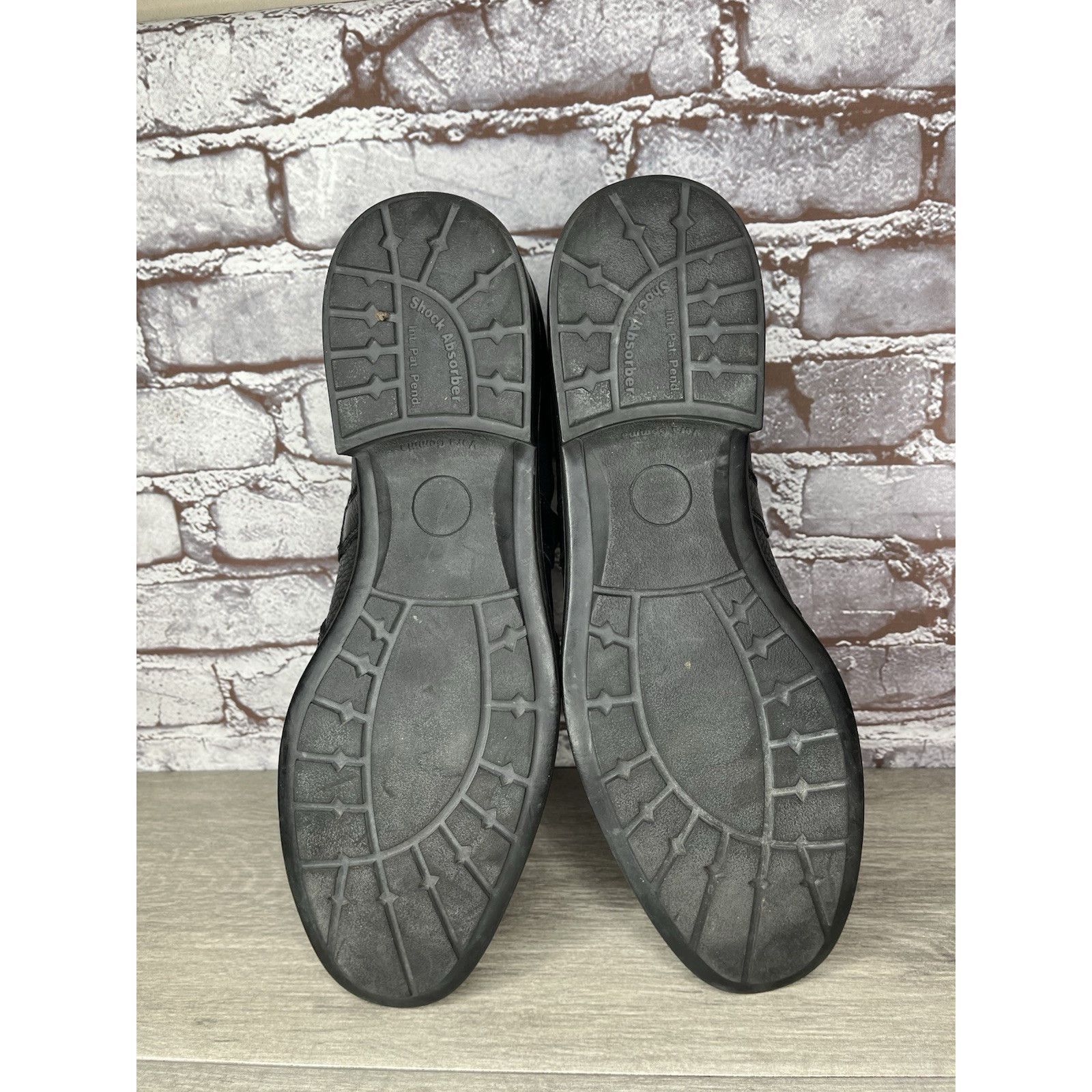 Bacco Bucci Bacco Bucci Llorente Black Genuine Leather Calfskin Side Str Size US 12 / EU 45 - 24 Thumbnail