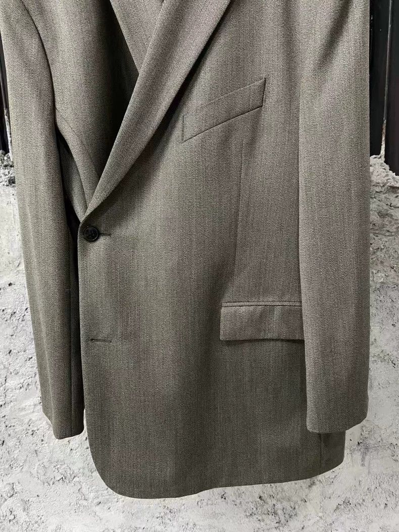 Martine Rose Martine Rose Slanted placket pleated suit jacket Size 42S - 4 Thumbnail