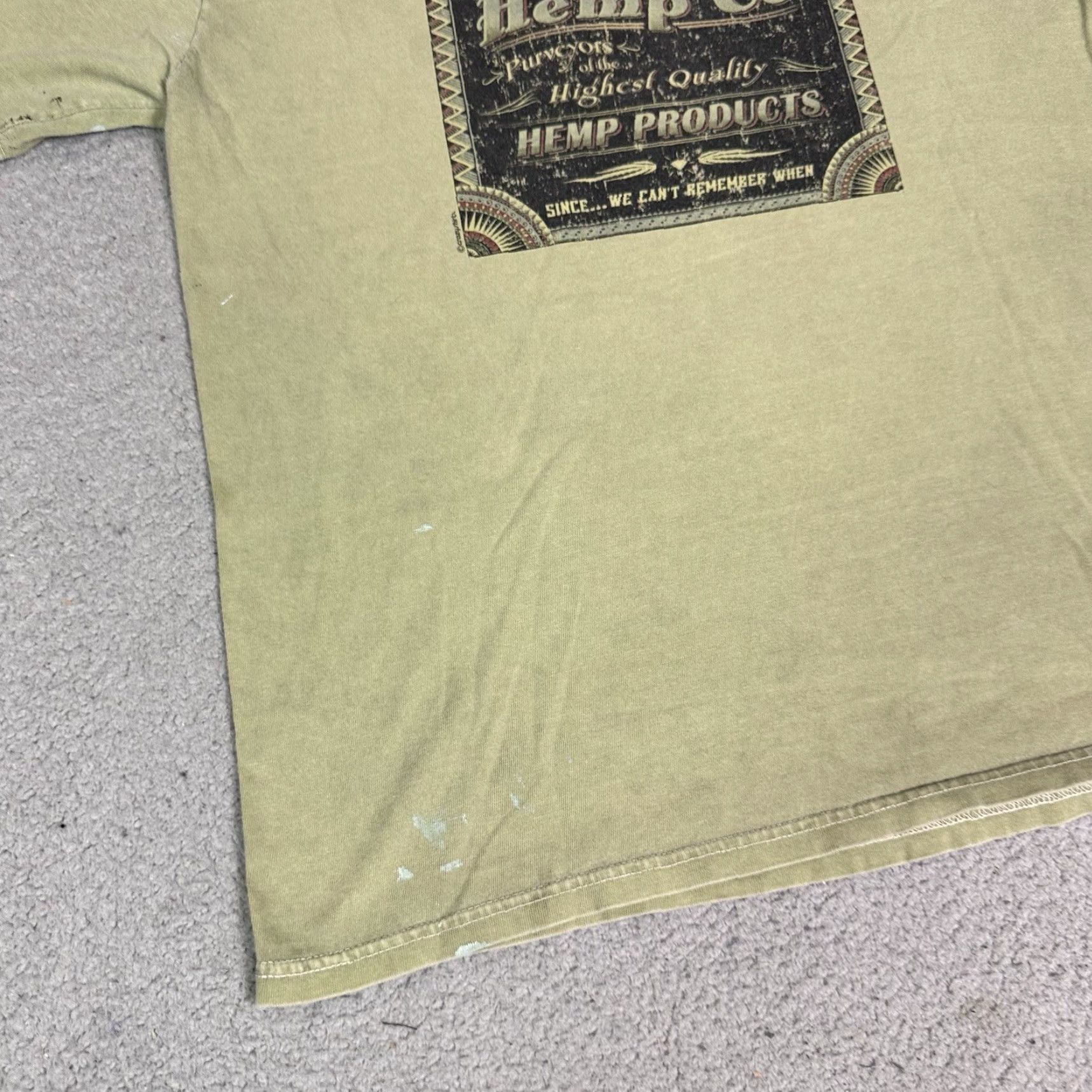 CO VINTAGE Hi Life Hawaii T Shirt Mens M Green Hemp Co Dyed Crazy Weed Distressed Marijuana M Green Hemp Co Shirt Mens M Vintage Boys Mens? Size US M / EU 48-50 / 2 - 5 Thumbnail