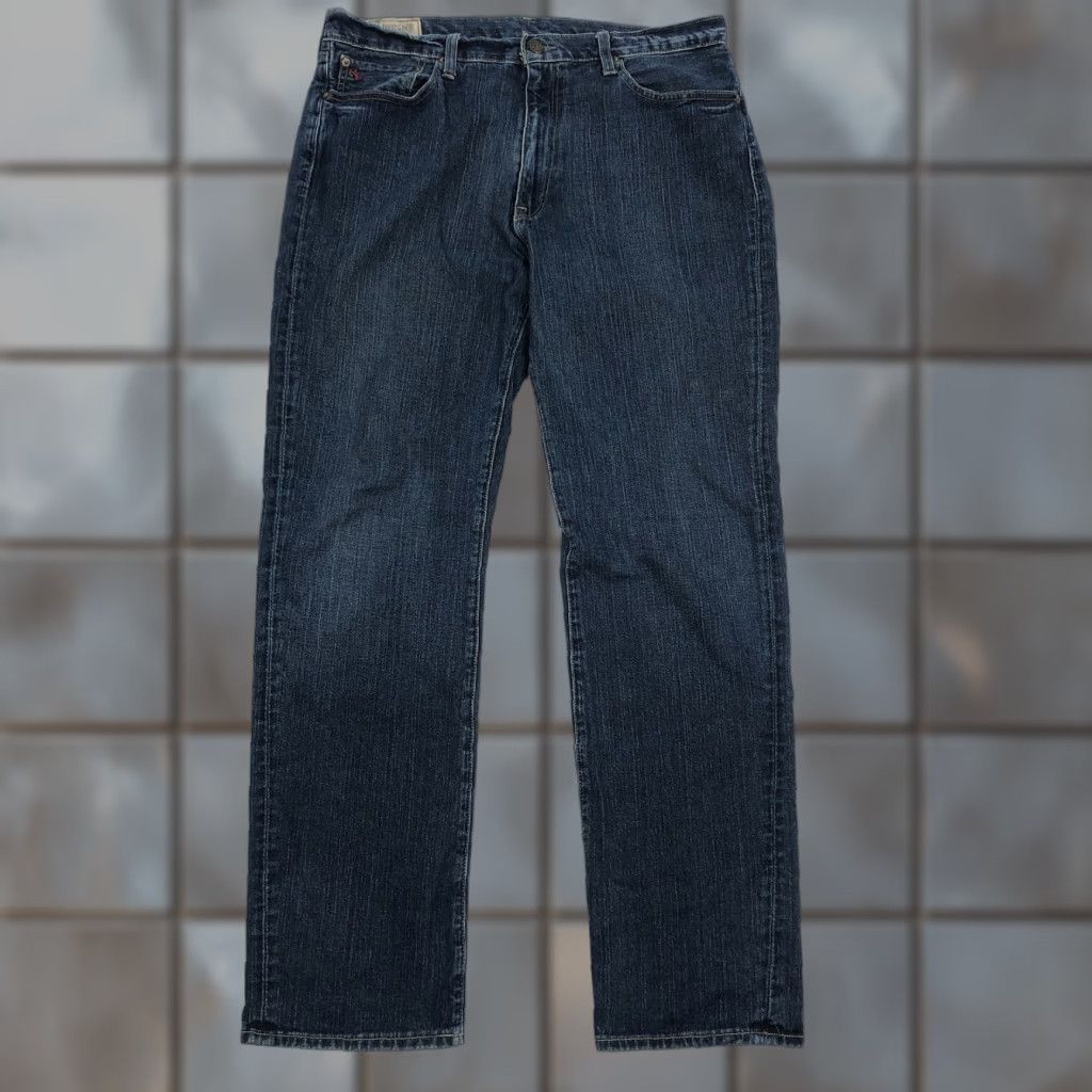 Polo Ralph Lauren Polo Ralph Lauren Polo Ralph Lauren Cortlandt 300 Jeans 34x32 Blue Denim Straight 5-Pocket Men Jeans Size US S / EU 44-46 / 1 - 1 Thumbnail