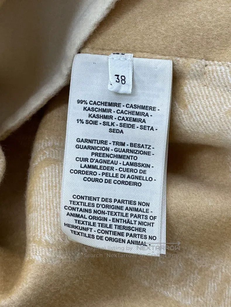Hermes Hermes Oatmeal Double-faced Cashmere Overcoat Size XS / US 0-2 / IT 36-38 - 6 Thumbnail