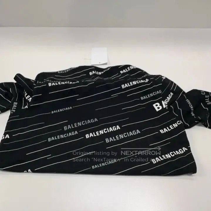Balenciaga Balenciaga Long Sleeve Stretch Black T. Size US M / EU 48-50 / 2 - 8 Thumbnail