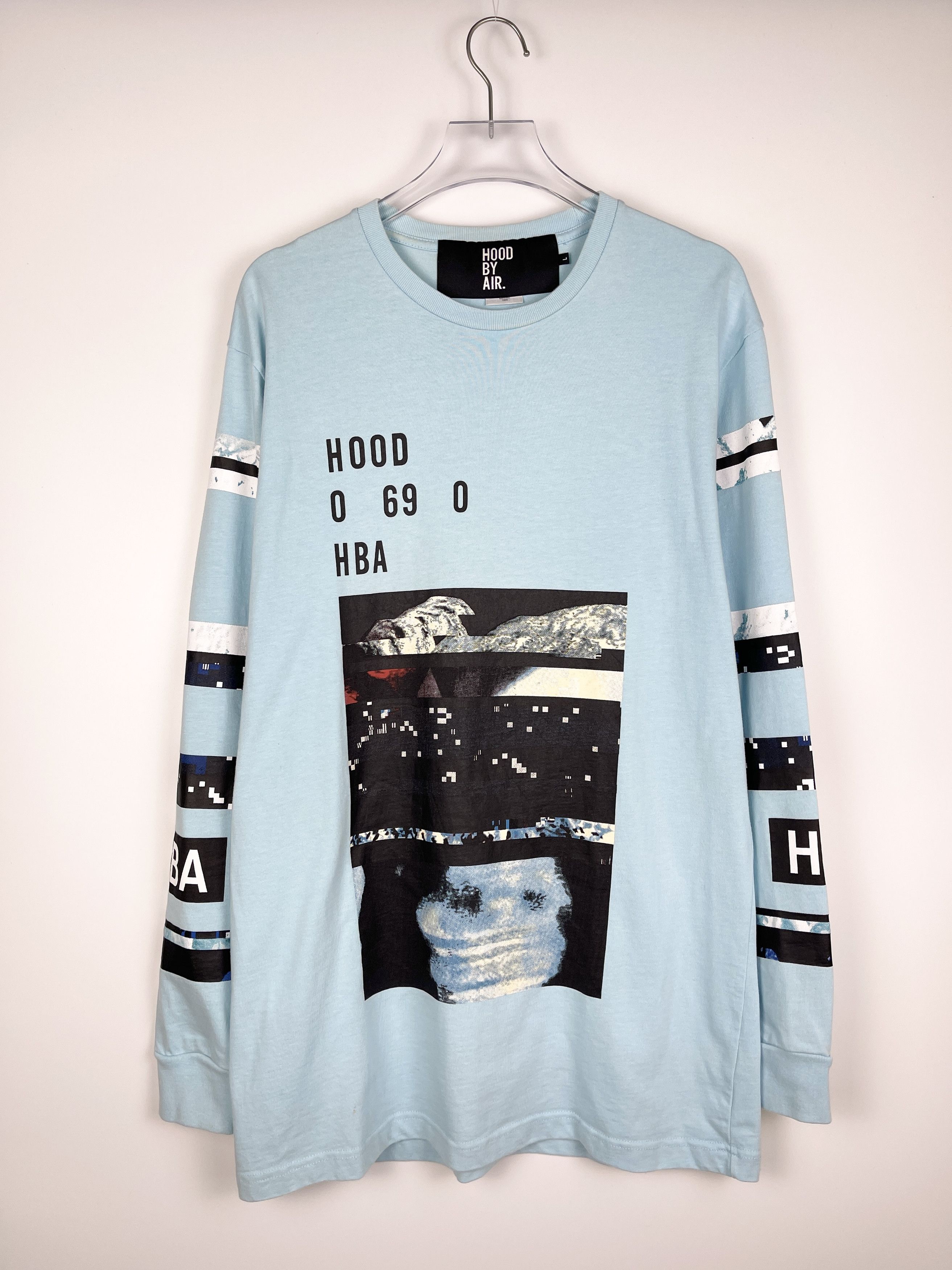 image of Hood By Air F/w2015 Pixelate T-Shirt in Teal, Men's (Size Large)