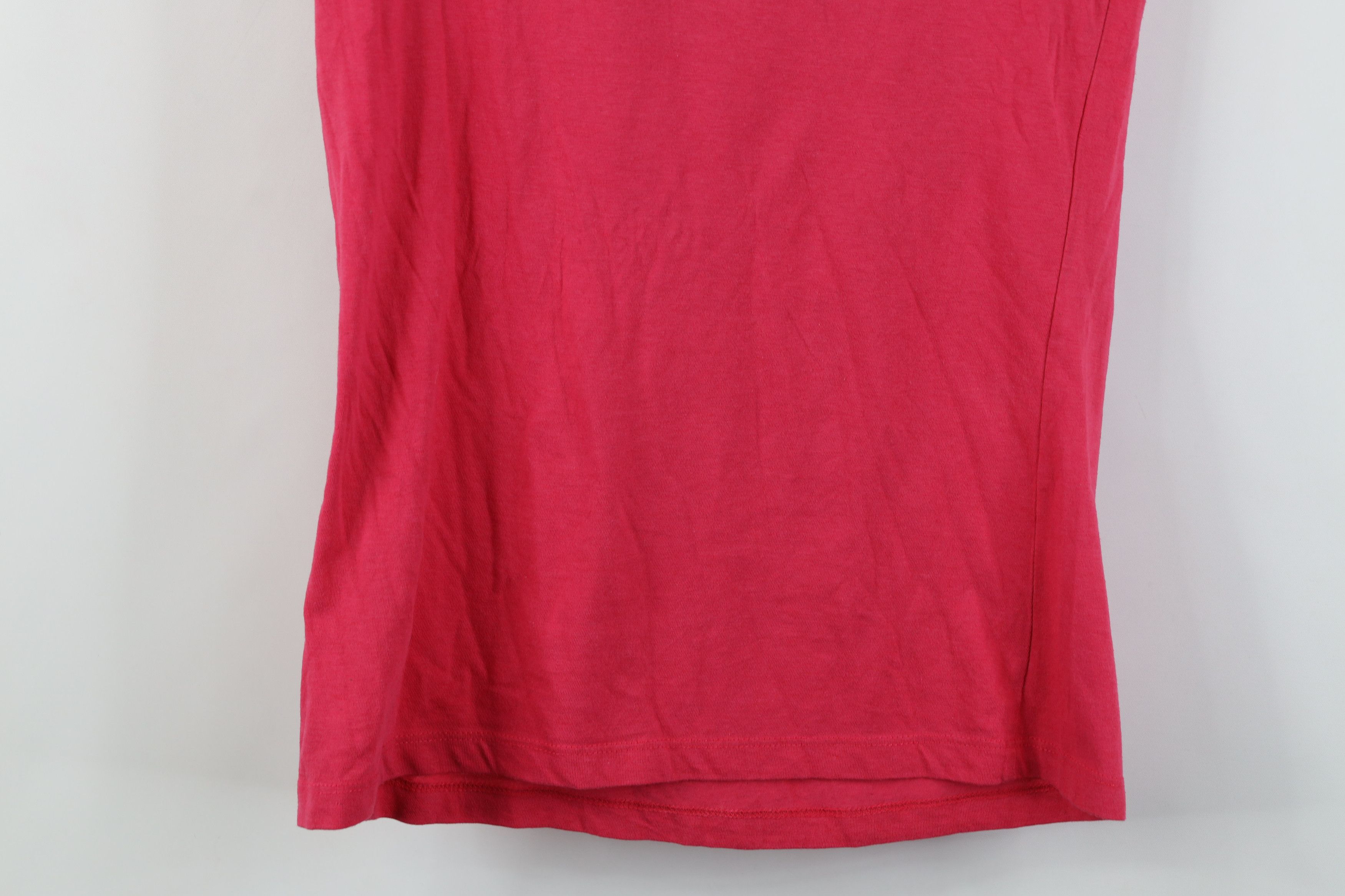 Vintage Vintage Y2K Betty Boop Spell Out V-Neck T-Shirt Pink Size S / US 4 / IT 40 - 14 Thumbnail