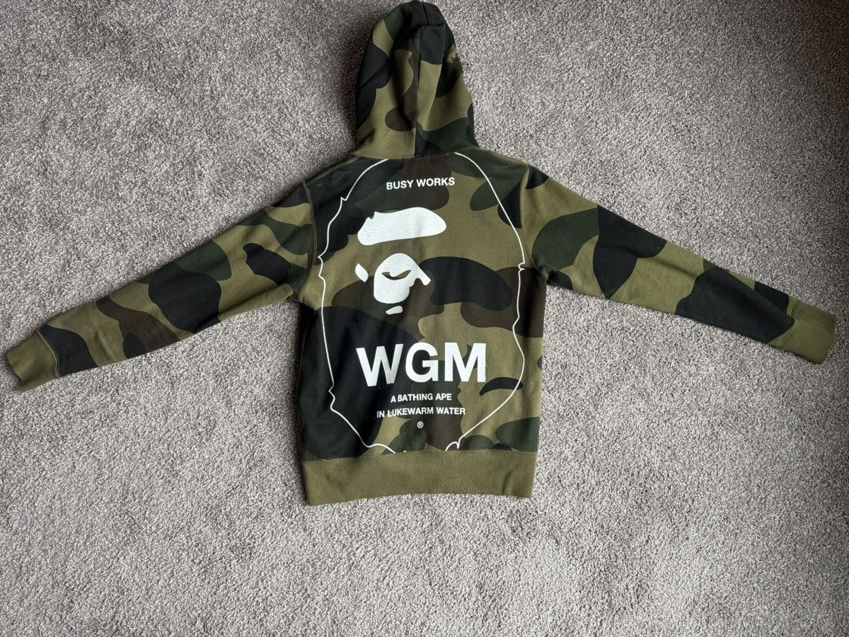 Bape BAPE Big APE HEAD 1st camo green full zip hoodie Size US S / EU 44-46 / 1 - 1 Thumbnail