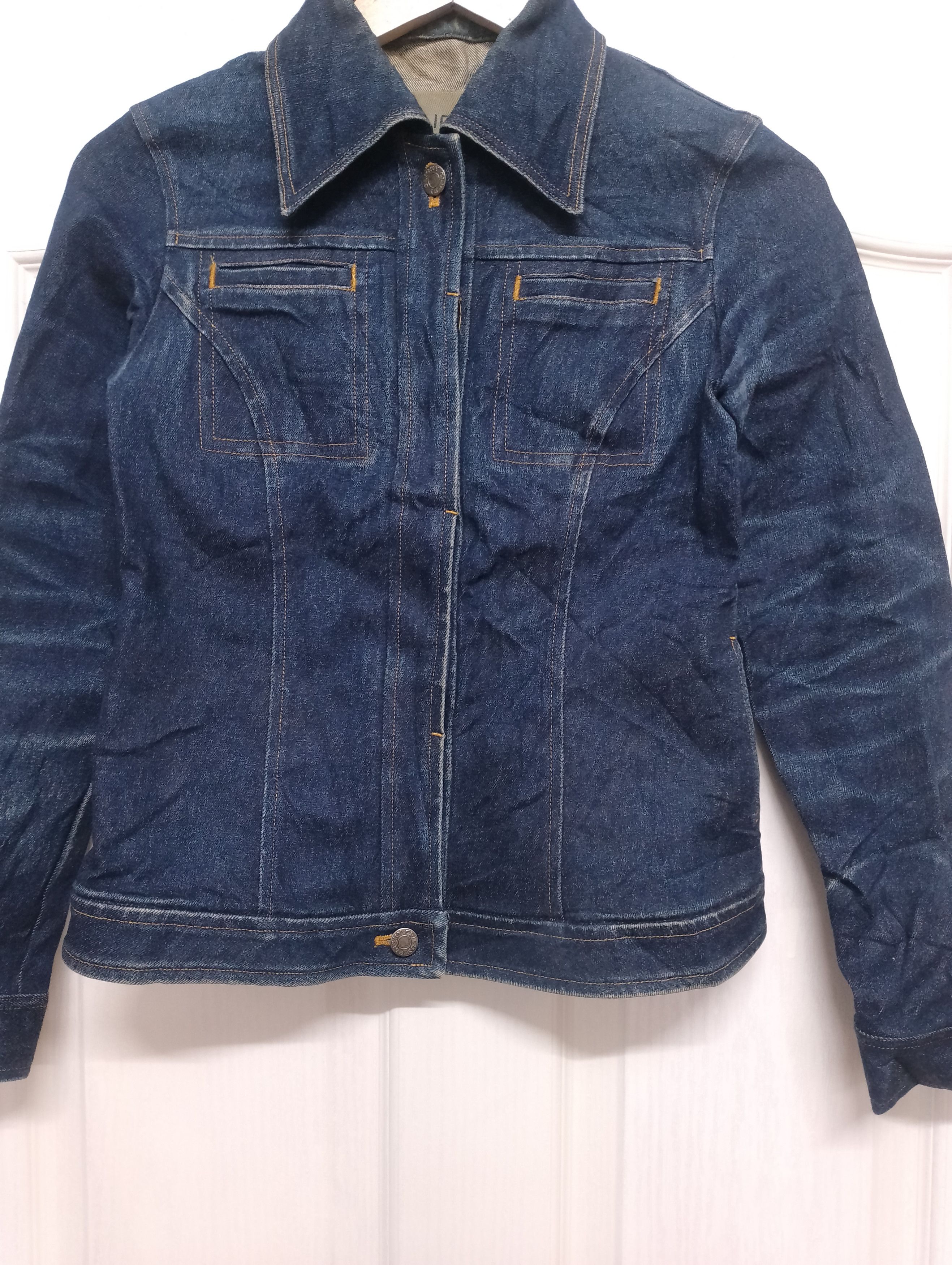 Japanese Brand CLICHY DENIM JACKET JAPAN XS SIZE 2 Size XS / US 0-2 / IT 36-38 - 12 Thumbnail