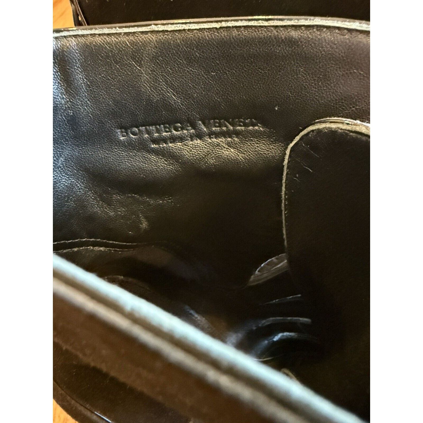 Bottega Veneta BOTTEGA VENETA Short Suede Ankle Boots 40 Black Stiletto EUC Size US 10 / IT 40 - 4 Thumbnail