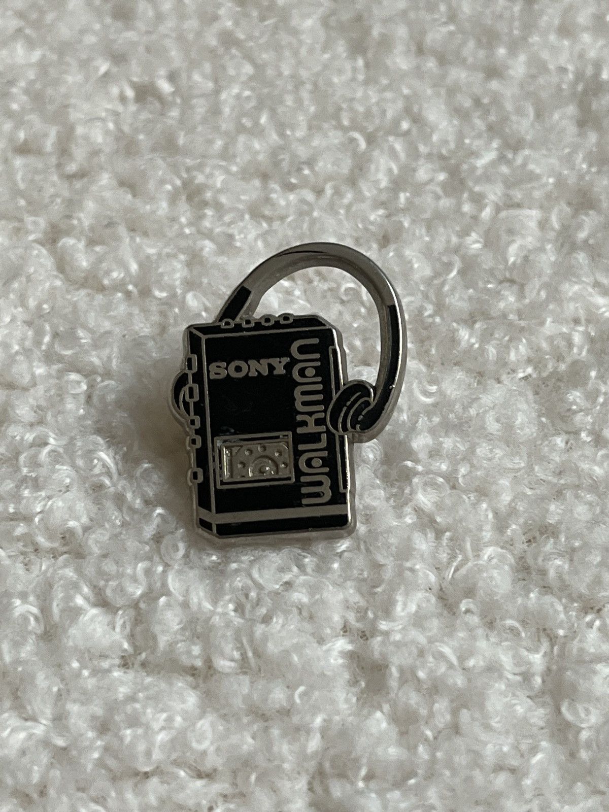 image of Pins x Sony Walkman Vintage Pin in Silver, Men's
