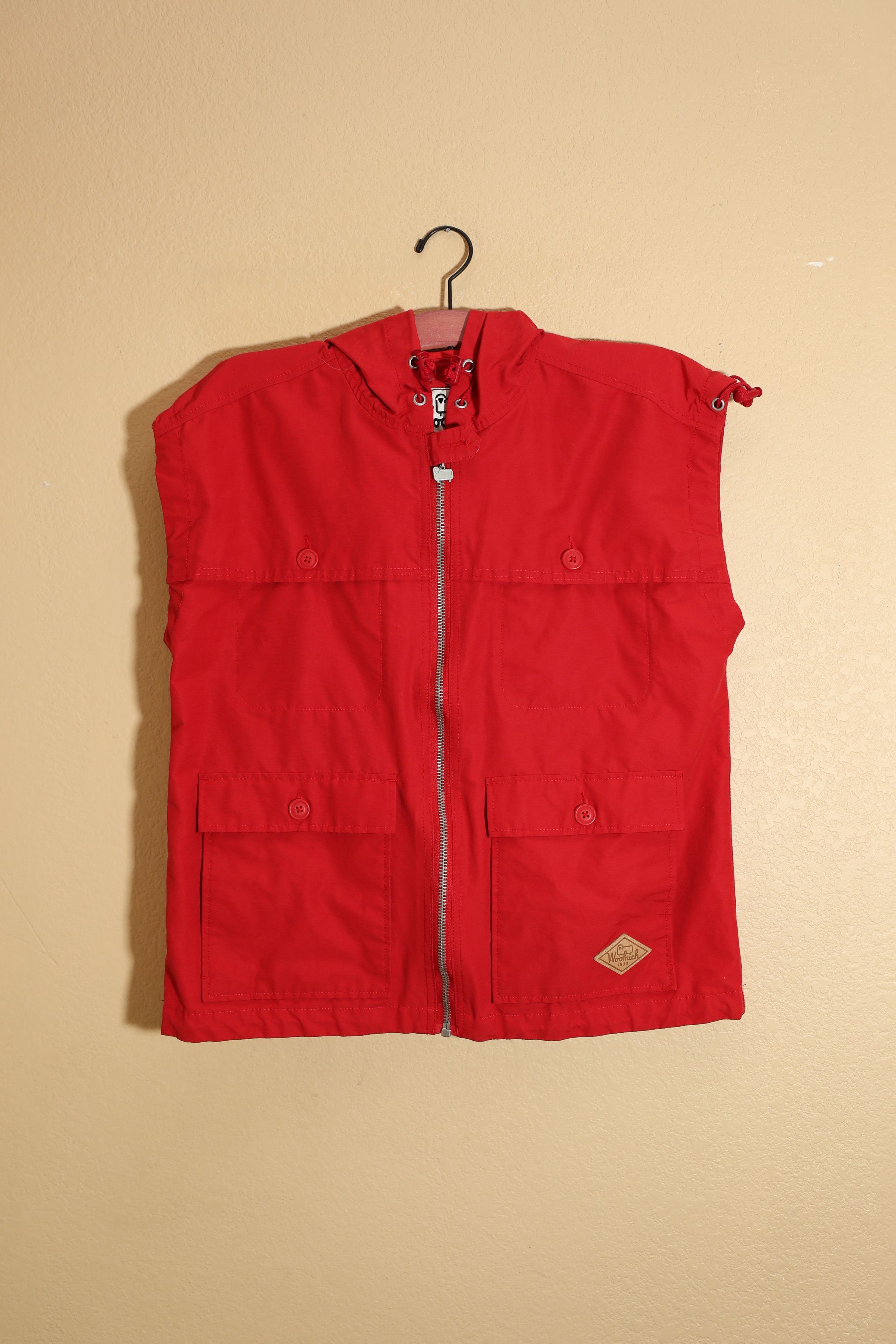 Woolrich Woolen Mills Woolrich Vintage Red Hooded Vest (L) Size US L / EU 52-54 / 3 - 1 Thumbnail