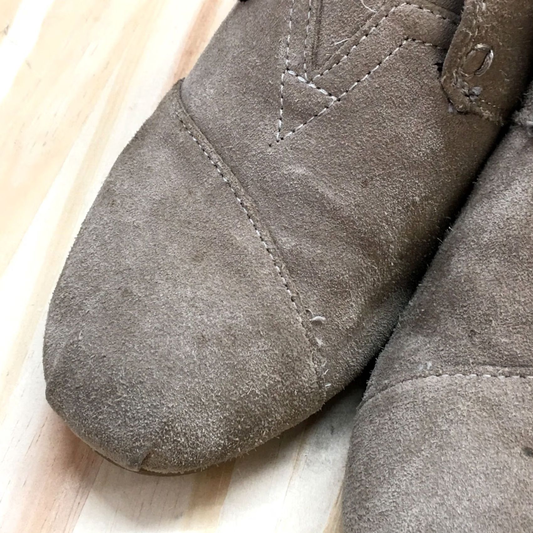 Toms TOMS Boots Womens 9.5 Desert Ankle Booties Brown Suede Lace Up Wedge Casual Shoes Size US 10 / IT 40 - 5 Thumbnail