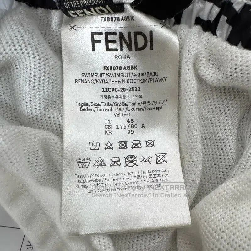 Fendi Fendi Women's Black Printed Shorts . Size 23" - 4 Thumbnail