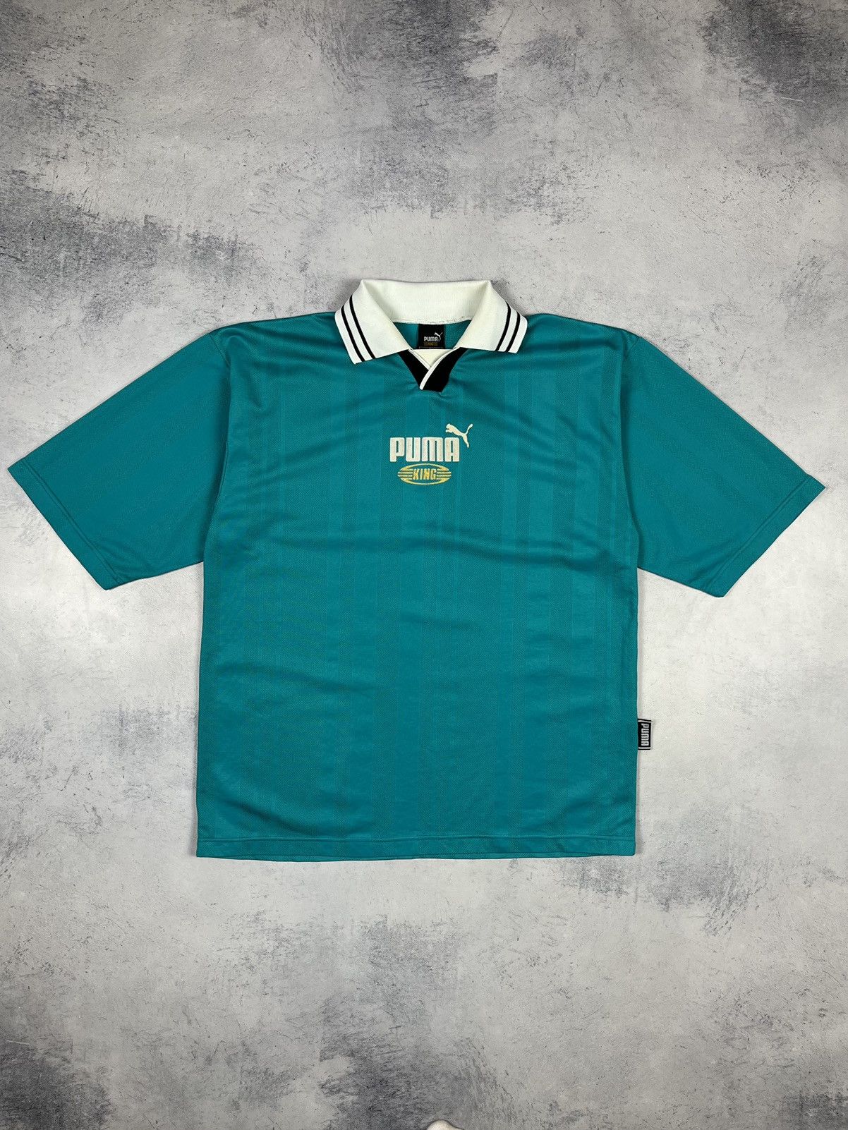Puma Vintage 90s Puma King Soccer Jersey Polo Shirt Size L Size US L / EU 52-54 / 3 - 2 Thumbnail