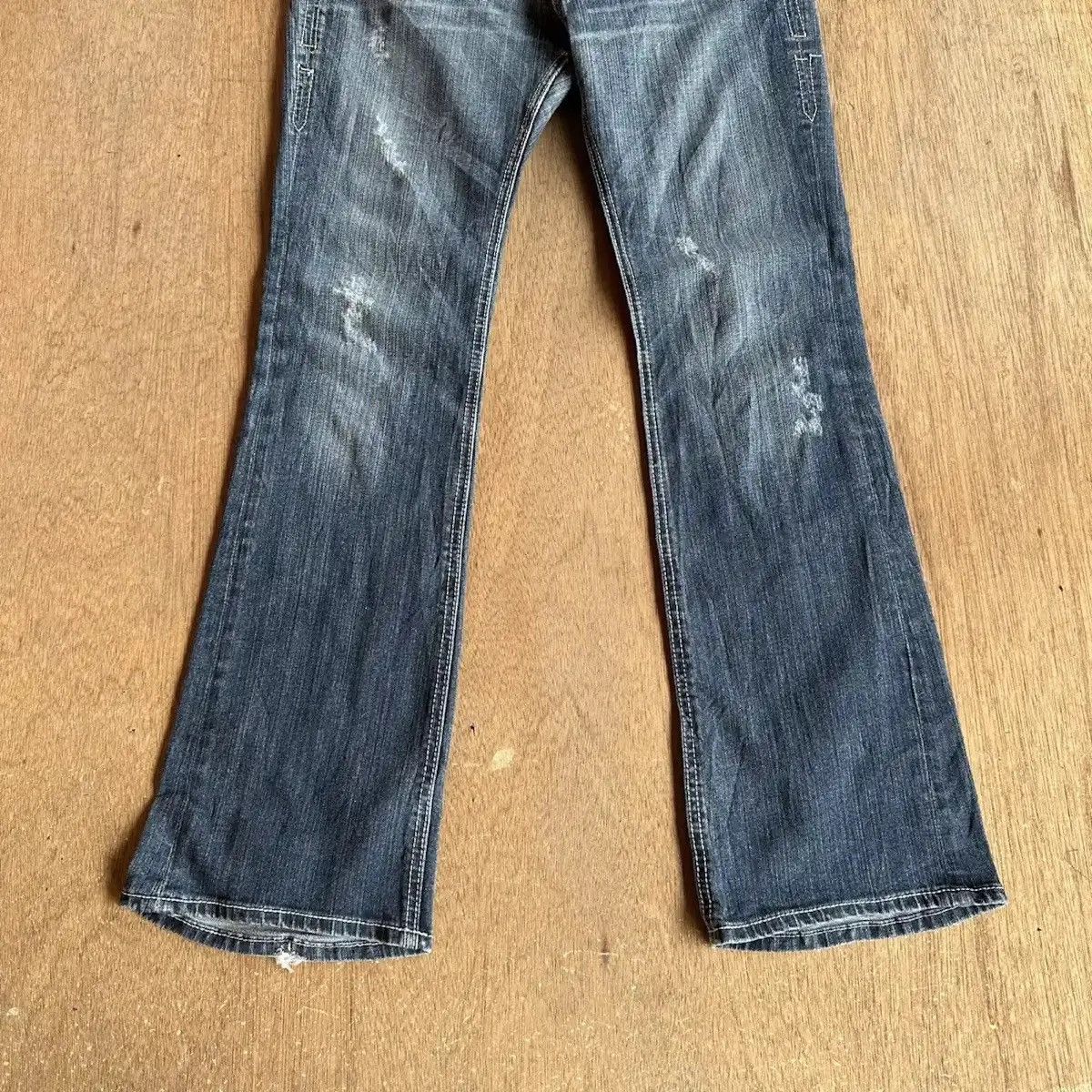 Japanese Brand FLARE/BOOTCUT💥VINTAGE ORIRIN JEANS BIG STITCH DENIM PANTS Size US 31 - 9 Thumbnail
