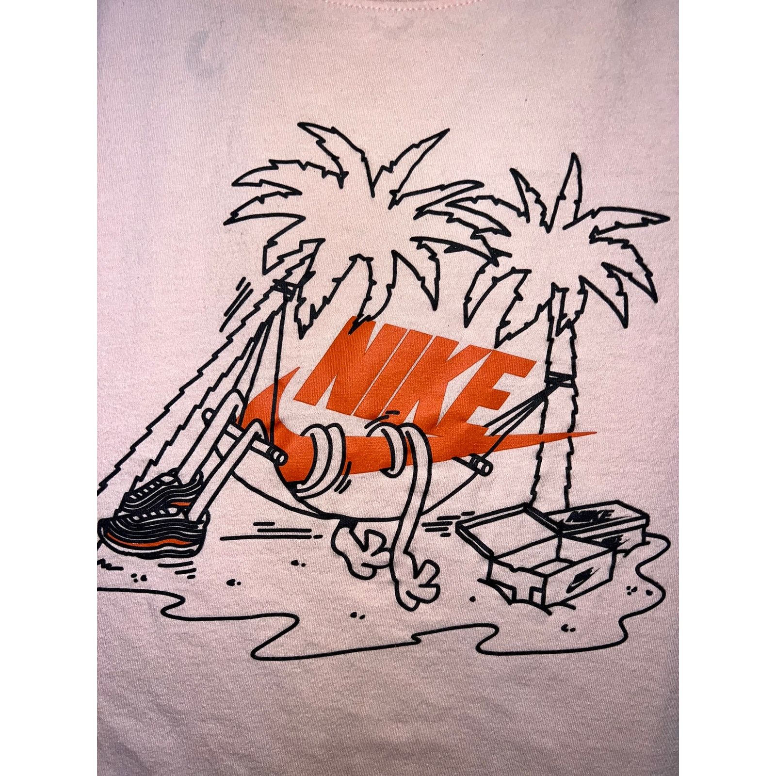 Vintage Womens Futura Pink Shirt Sportswear Beach Hammock Tee 2XL Size XXL / US 16-18 / IT 52-54 - 3 Thumbnail