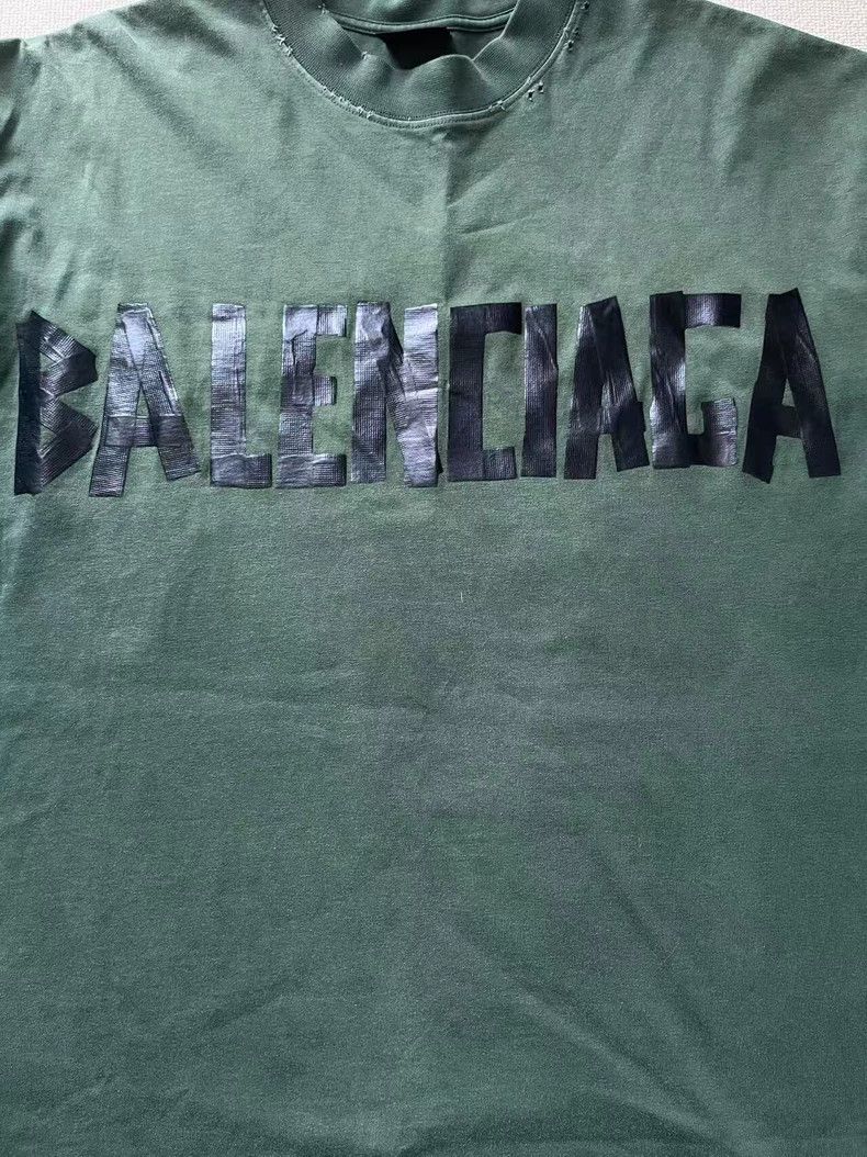 Balenciaga Balenciaga Logo printed Jersey crewneck T-shirt Size US XS / EU 42 / 0 - 3 Thumbnail