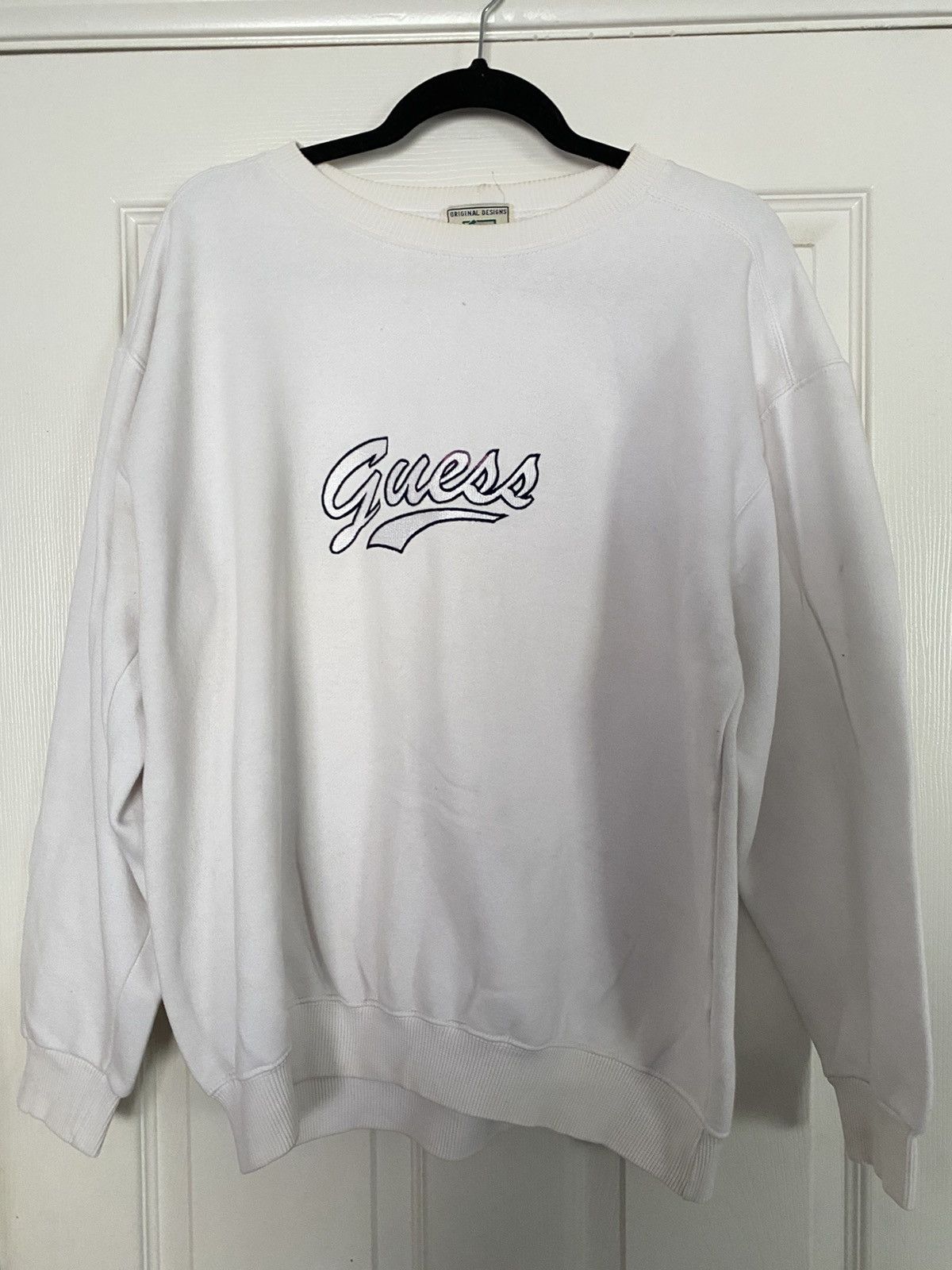 Guess × Vintage Vintage Guess Sweater Size US L / EU 52-54 / 3 - 1 Thumbnail