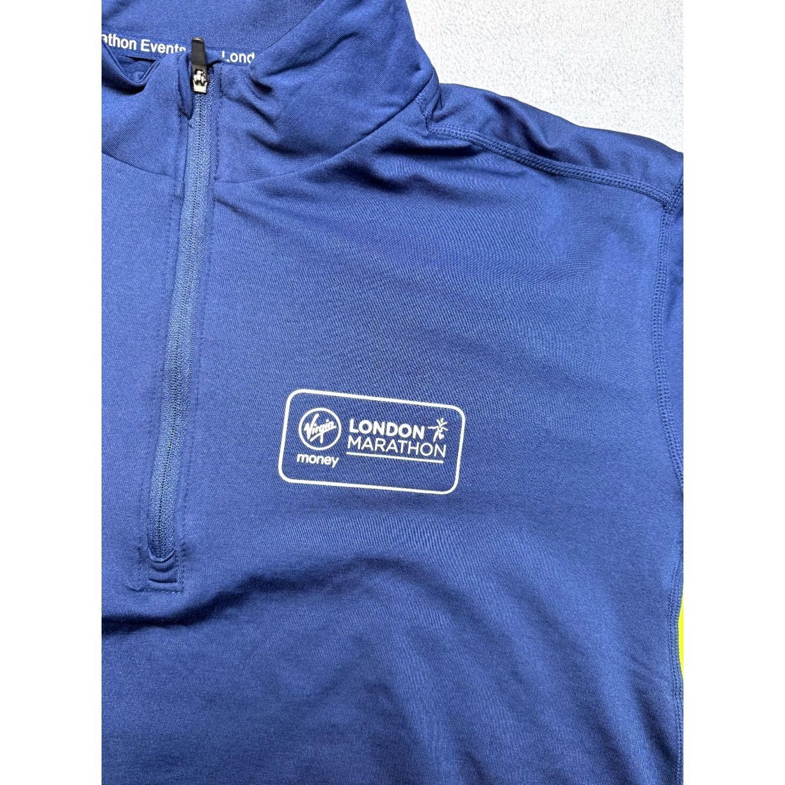 Vintage Virgin London Marathon Blue Running Pullover Mens L Blue Size US L / EU 52-54 / 3 - 2 Thumbnail