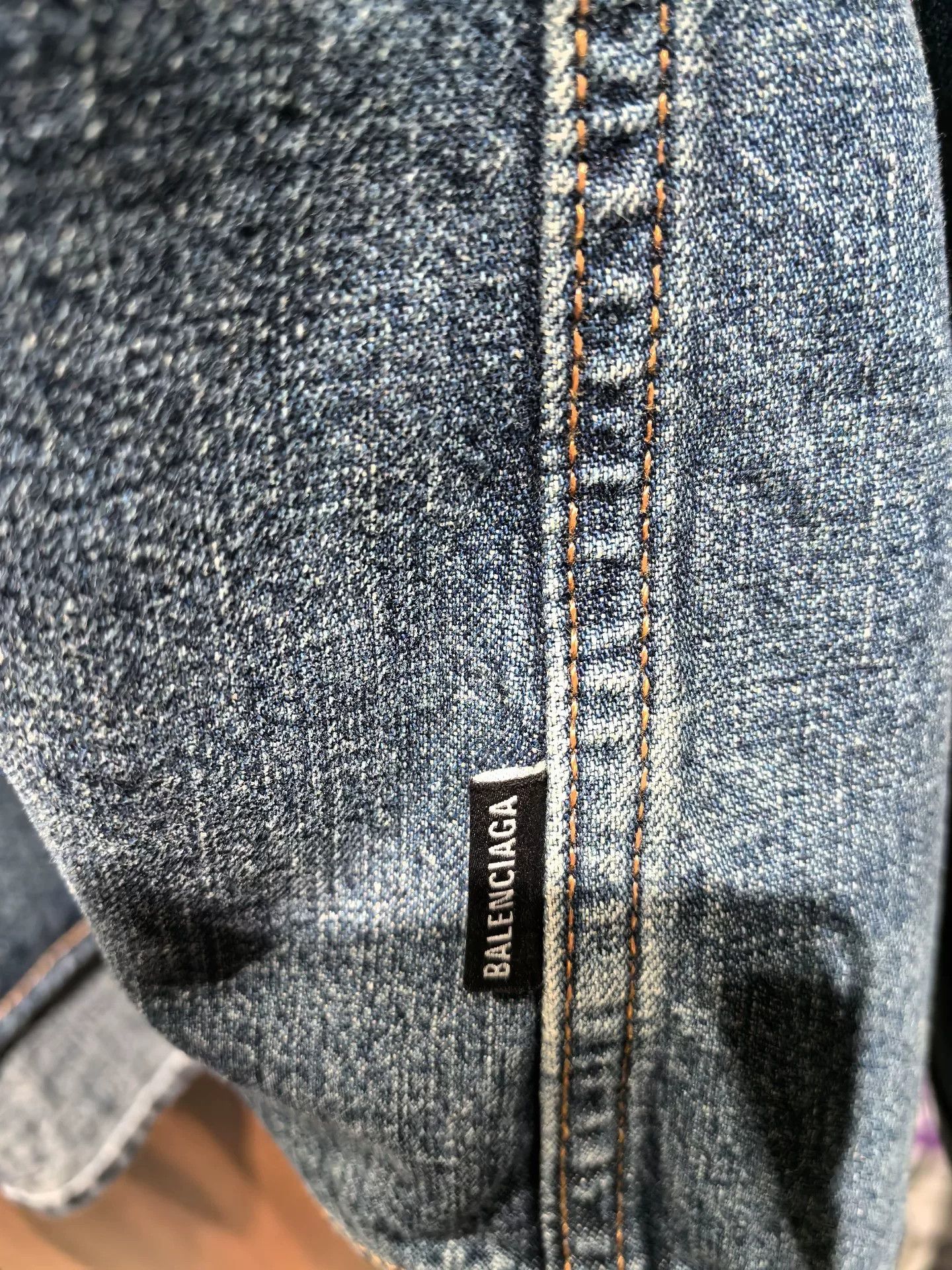 DEFEND PARIS balenciaga denim shirt jacket with logo Size US M / EU 48-50 / 2 - 4 Thumbnail