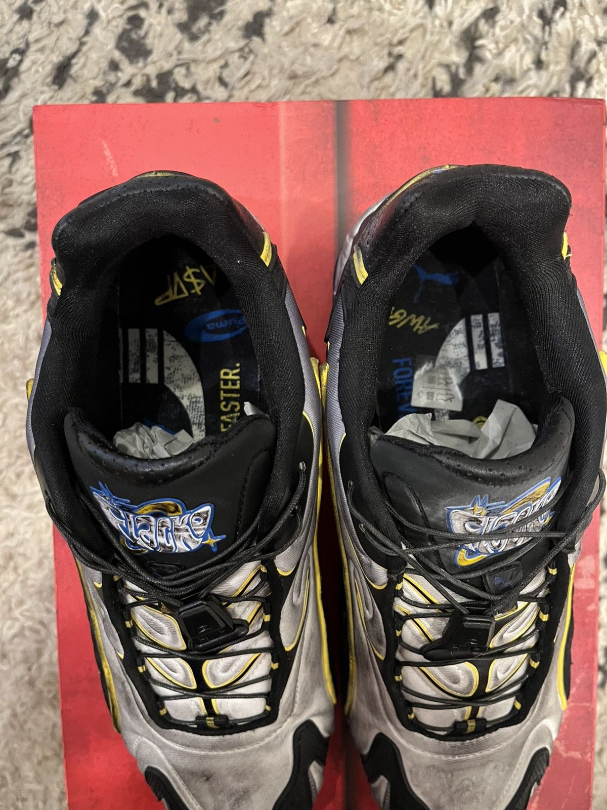 A$AP Rocky × Puma Puma x A$AP ROCKY Inhale DSTRD NPNE warm white/grey/black Size US 10 / EU 43 - 7 Thumbnail