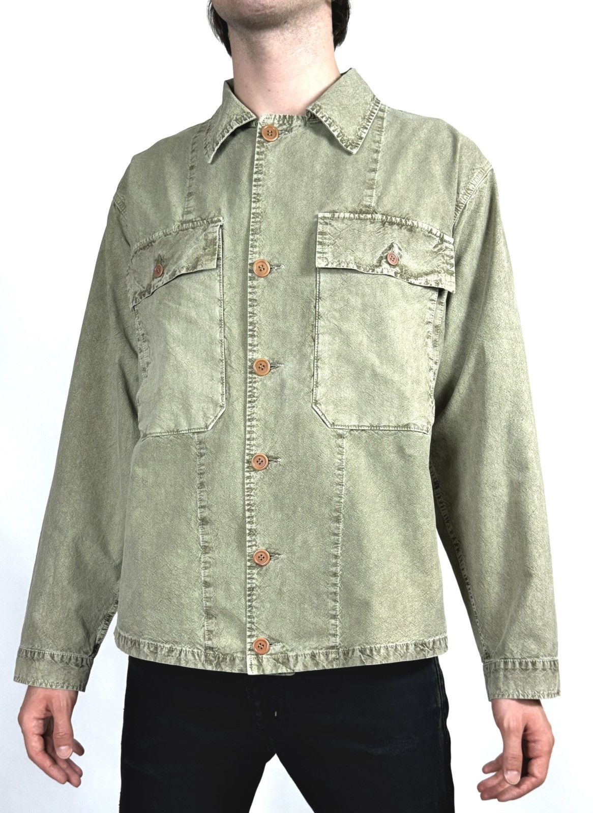Our Legacy Our Legacy Garment Dyed Cargo Pockets Overshirt Size US XL / EU 56 / 4 - 3 Thumbnail