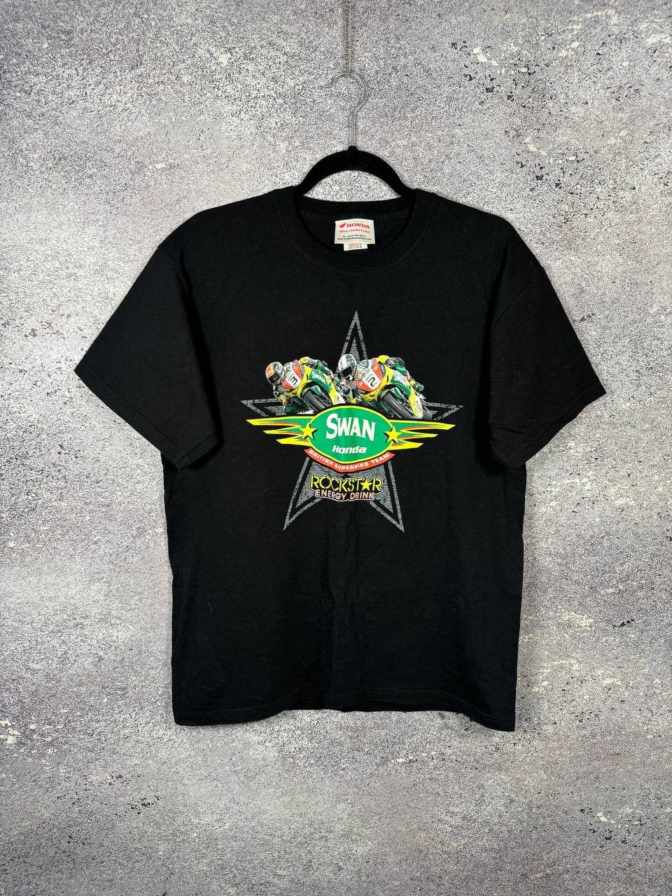 Vintage Vintage 2003 SWAN Honda Motorcycle T-Shirt Men's Large Size US L / EU 52-54 / 3 - 1 Thumbnail