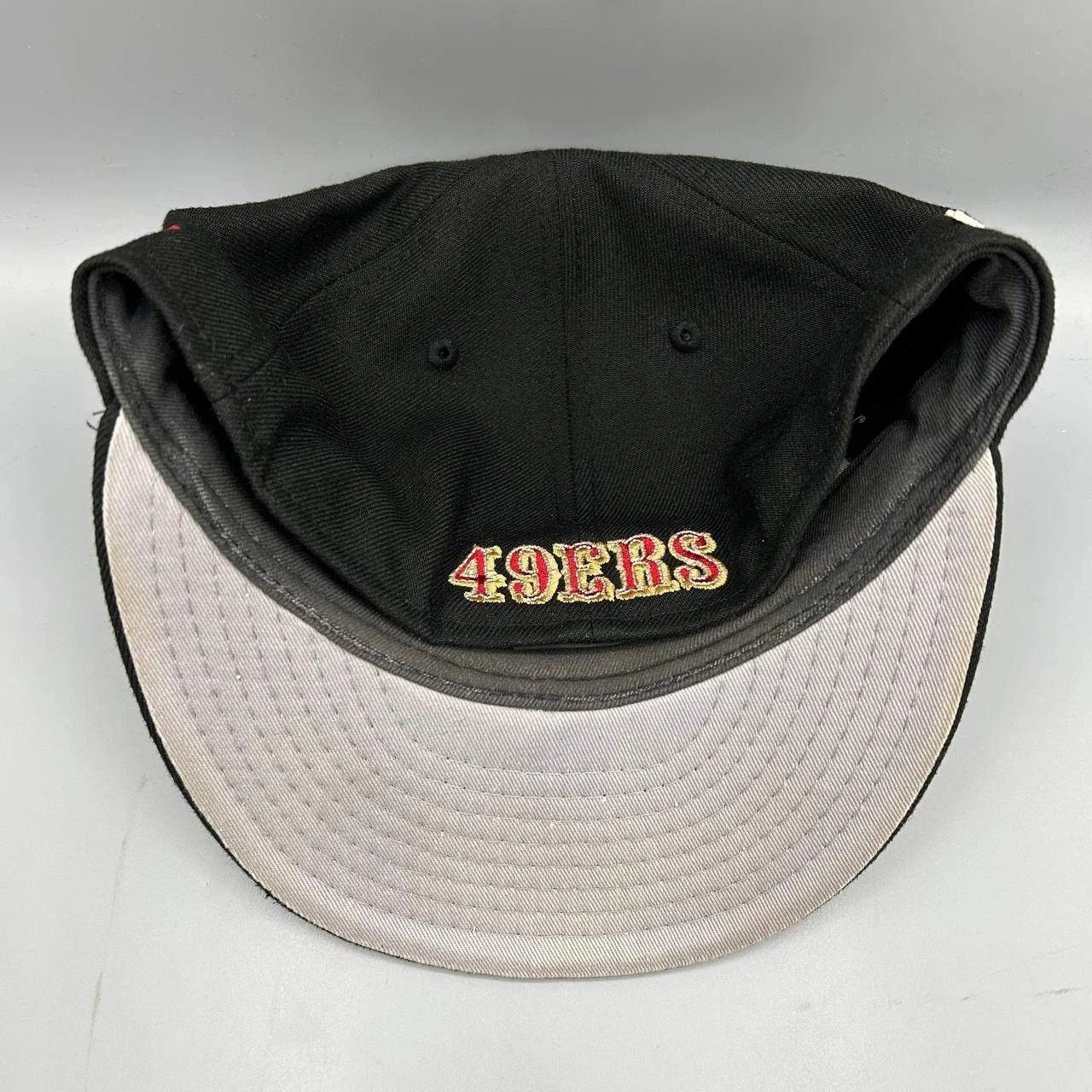 New Era San Francisco 49ers Hat Men 7 1/4 Black NFL Fitted Cap Size ONE SIZE - 8 Thumbnail