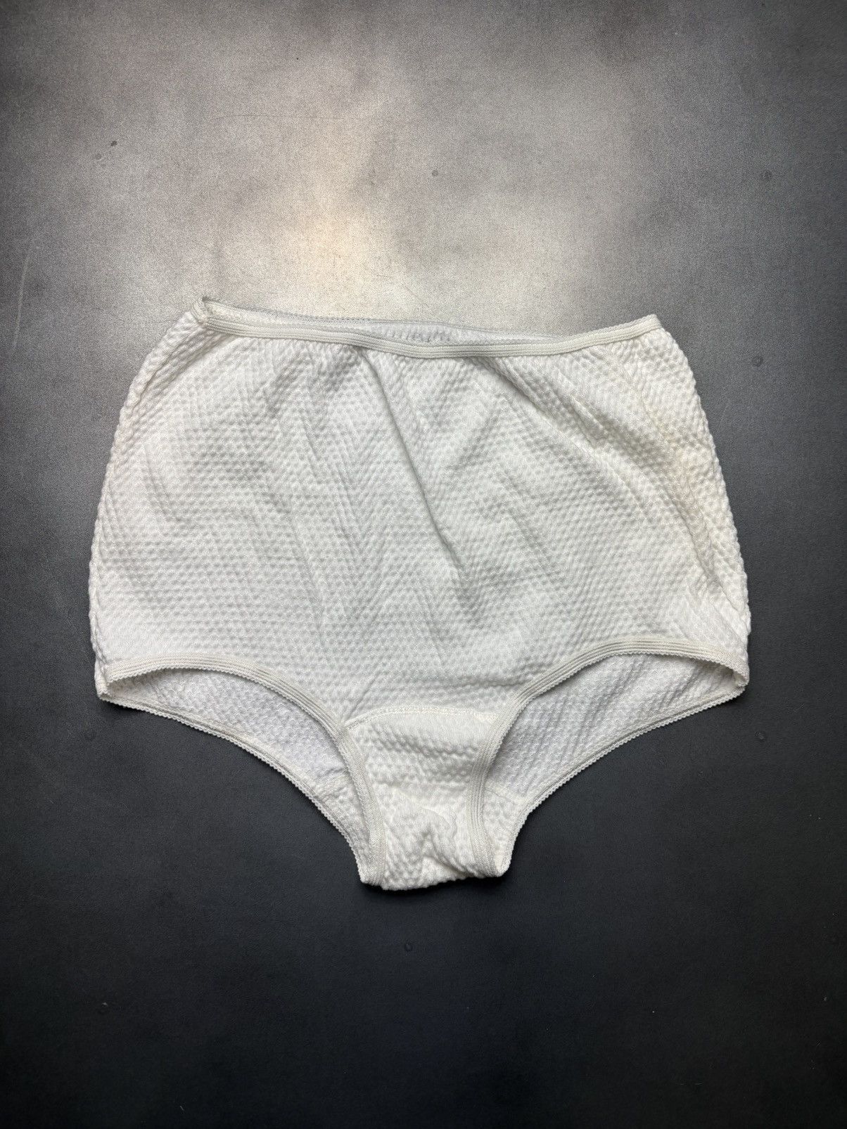 Other × Vintage Lot of 3 1970s Panties 3d Knit Ruffle Texture Underwear 70s Size ONE SIZE - 5 Thumbnail