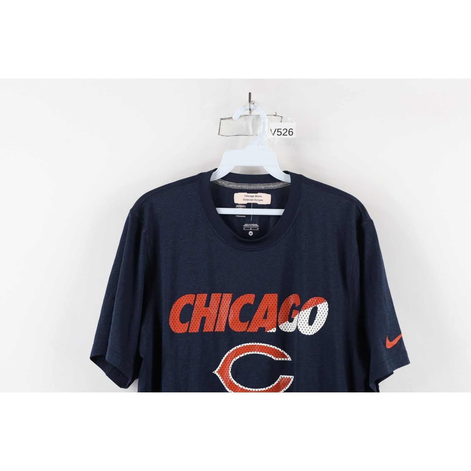 Nike Nike NFL Training Team Issued Chicago Bears Football T-Shirt Size US M / EU 48-50 / 2 - 2 Thumbnail