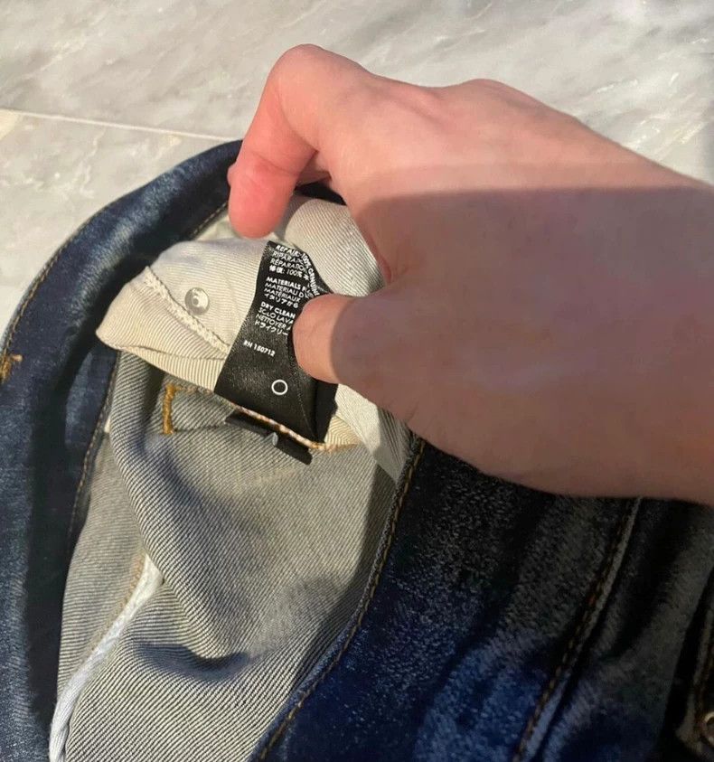 Amiri Amiri mx1 patched distressed blue denim Size US 31 - 4 Thumbnail