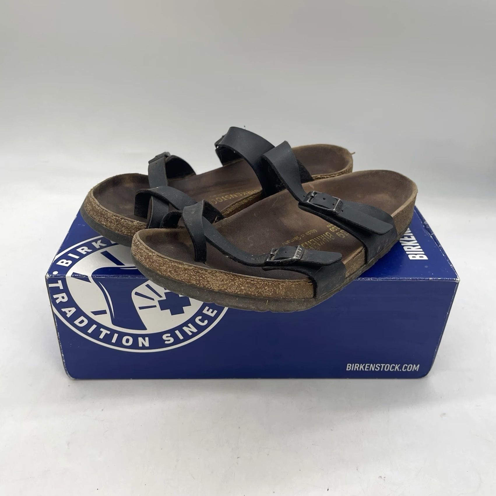Birkenstock Birkenstock Mayari Sandals Womens 5.5 M 7.5 Black Adjustable Straps Slides Bohemian Outdoor Casual Size US 6 / IT 36 - 2 Thumbnail