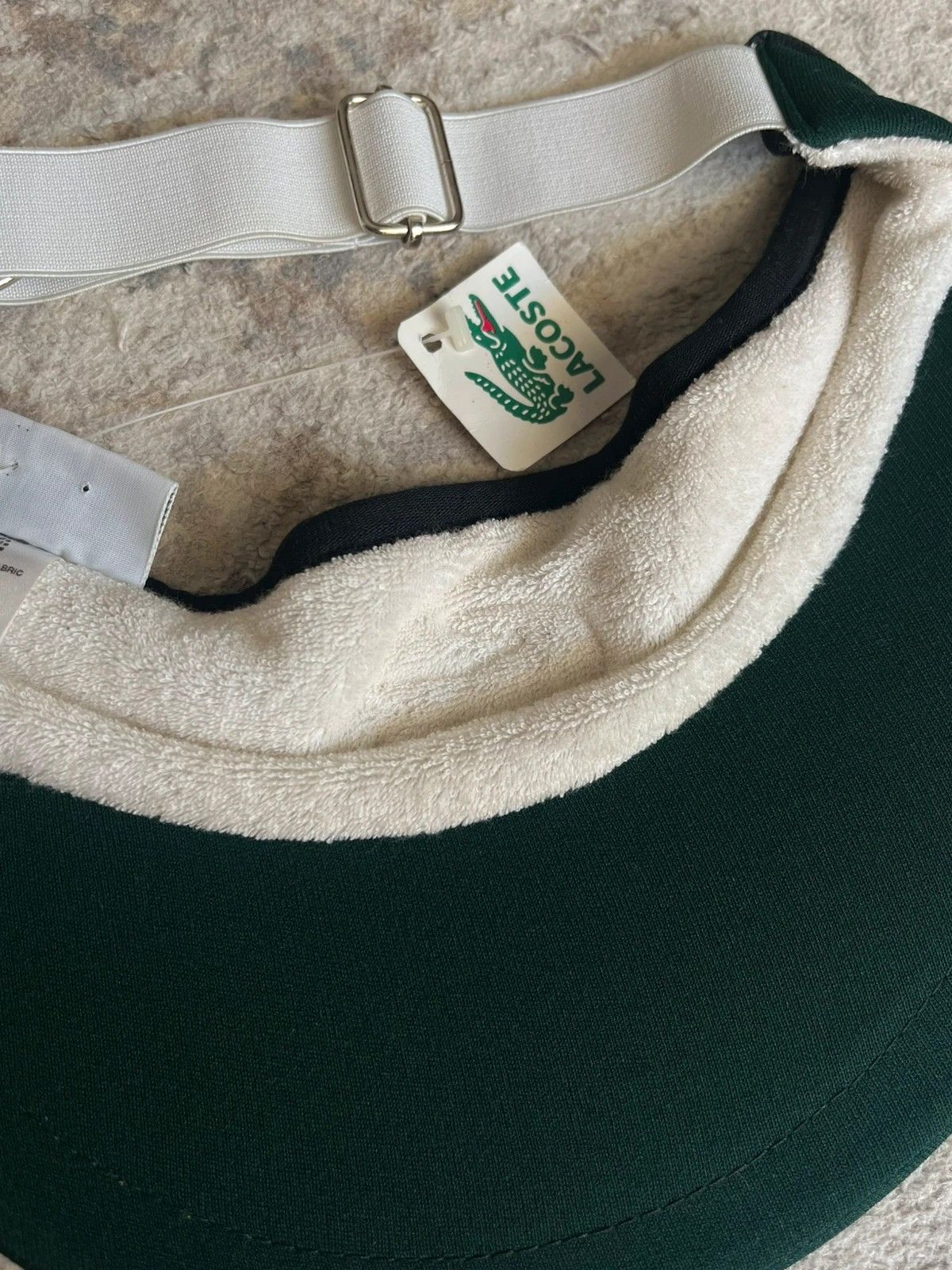 Lacoste Lacoste Chemise Made in Spain Visor Deadstock 90s One Size Size ONE SIZE - 12 Thumbnail