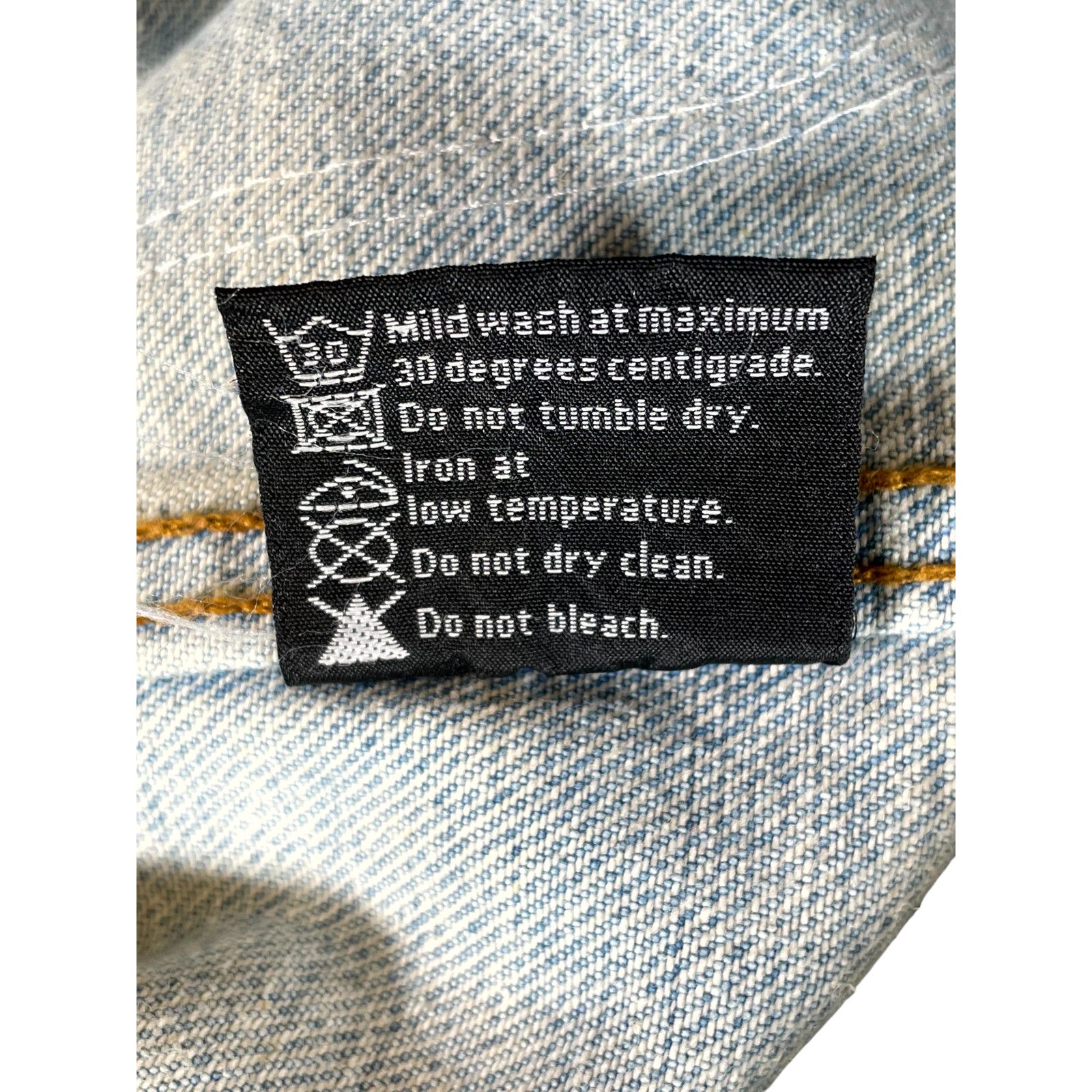Who Decides War Who Decides War Patched Arch Repaired Denim Blue Jacket Size US L / EU 52-54 / 3 - 3 Thumbnail