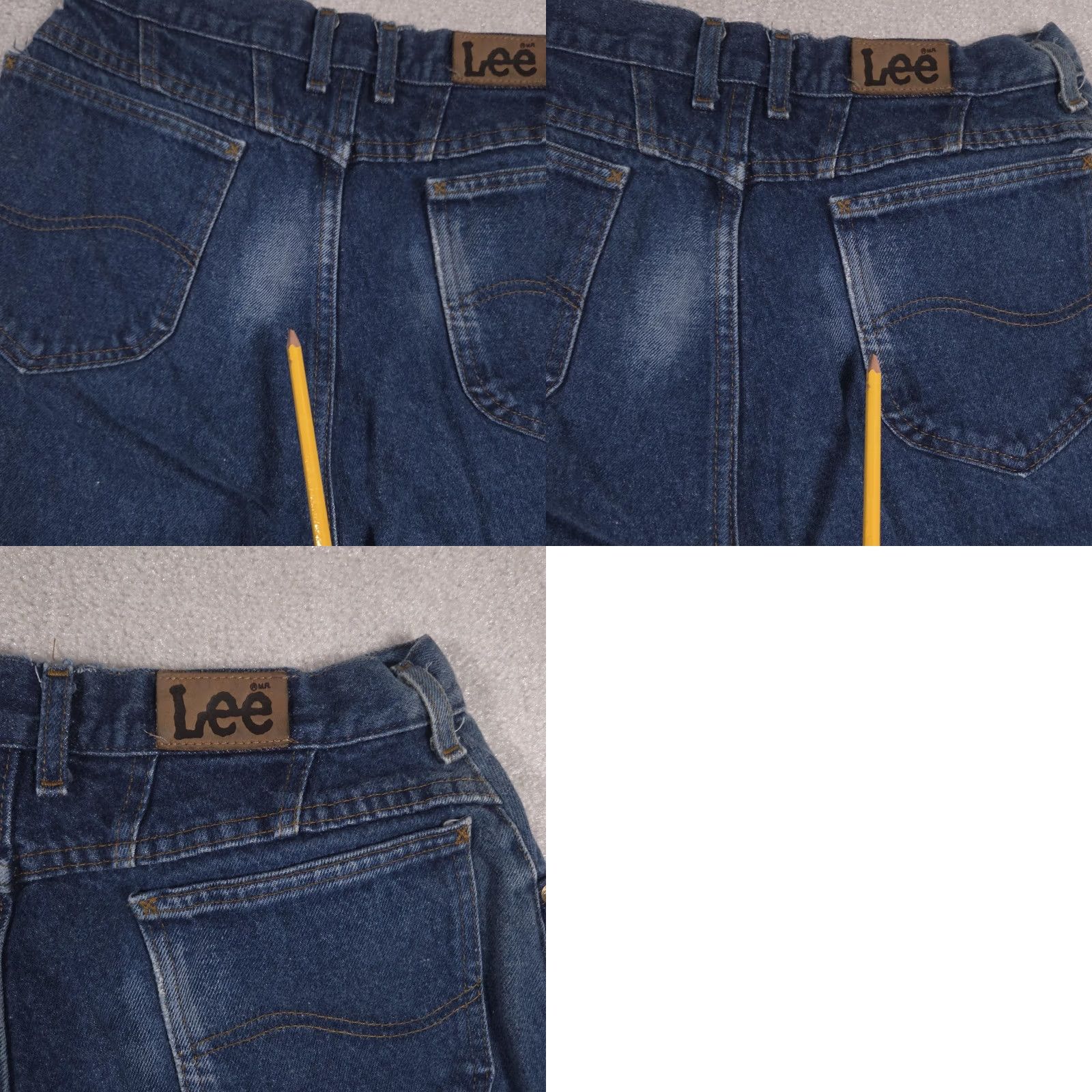 Lee VINTAGE Lee Jeans Womens 14 Blue Relaxed Tapered Medium Wash Denim Pants 90s Size 36" / US 14 / IT 50 - 10 Thumbnail