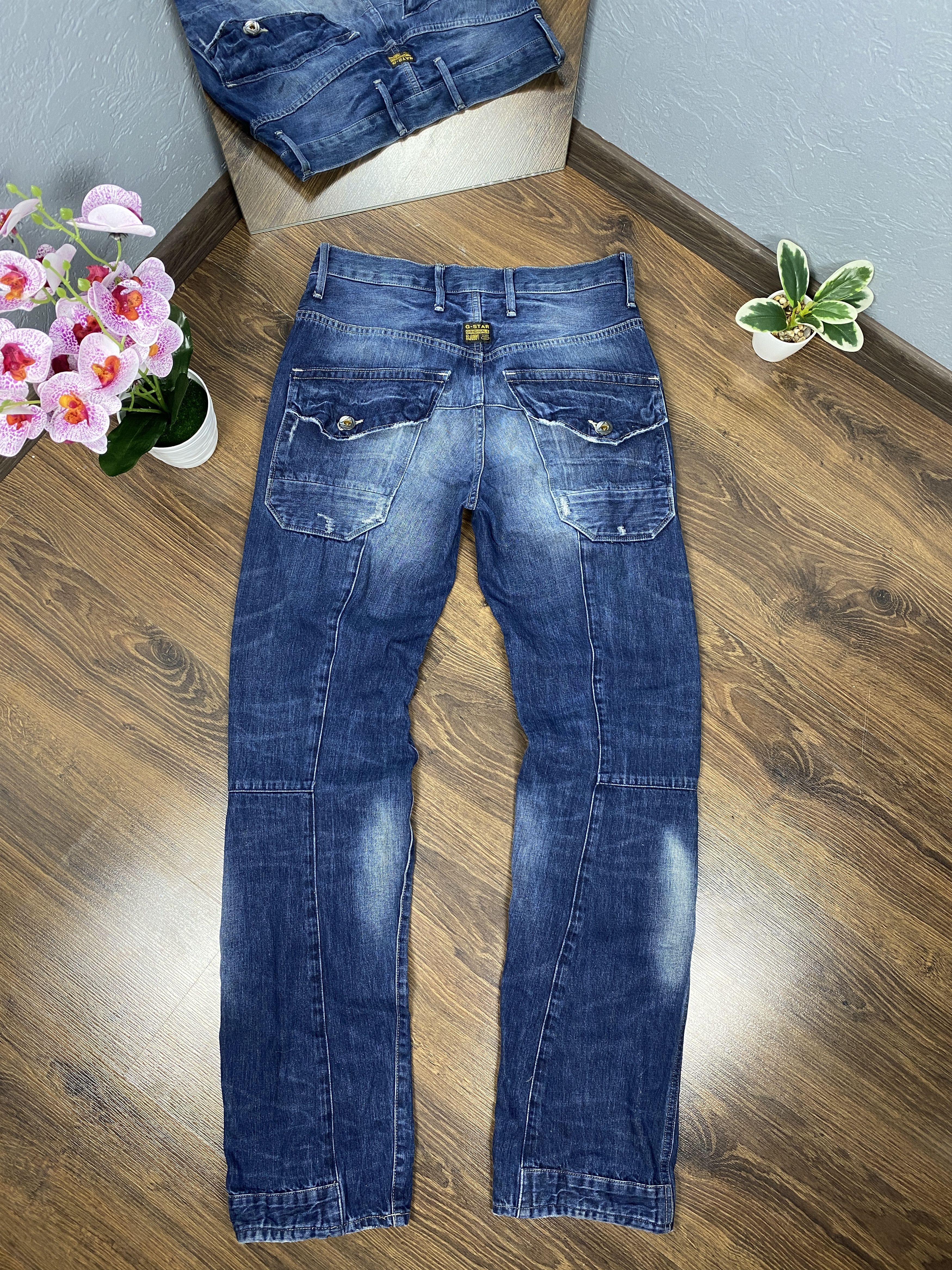 G-Star G Star Raw vintage jeans biker denim pants y2k Size US 31 - 7 Thumbnail