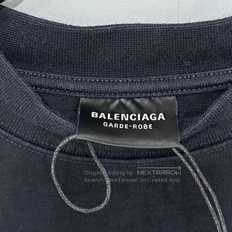 Balenciaga Balenciaga Washed Short Sleeve T. Size US XS / EU 42 / 0 - 4 Thumbnail