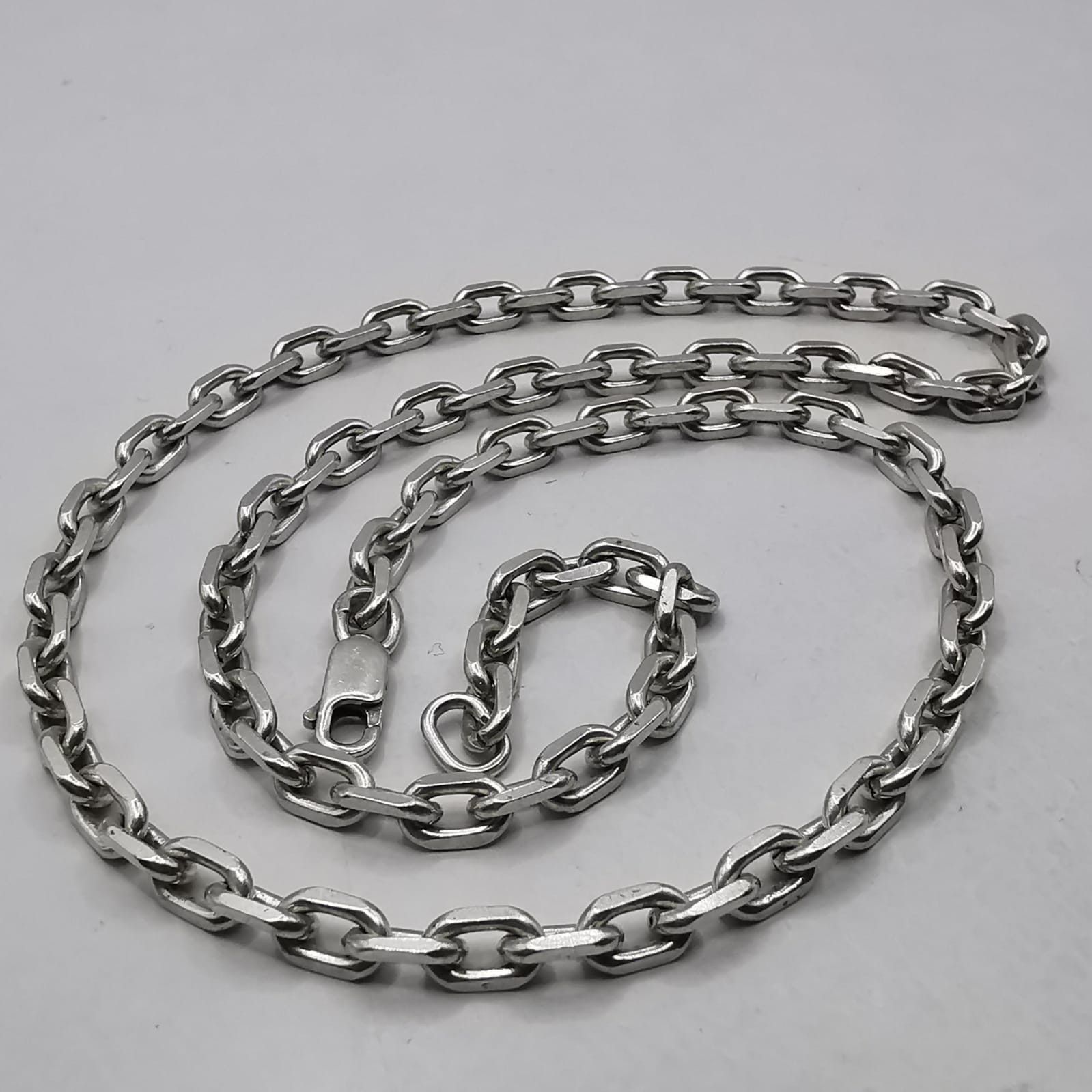 Jewelry Chain, 925 Sterling Silver, Signed 28,17G, Men's