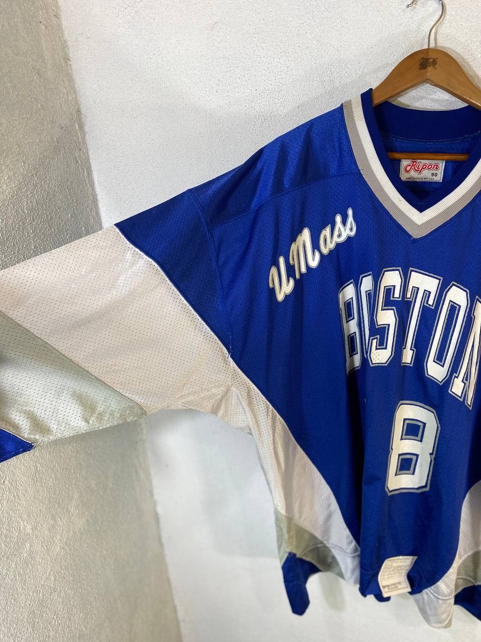 NHL vintage ripon athletic u.mass boston hockey jersey Size US XXL / EU 58 / 5 - 5 Thumbnail