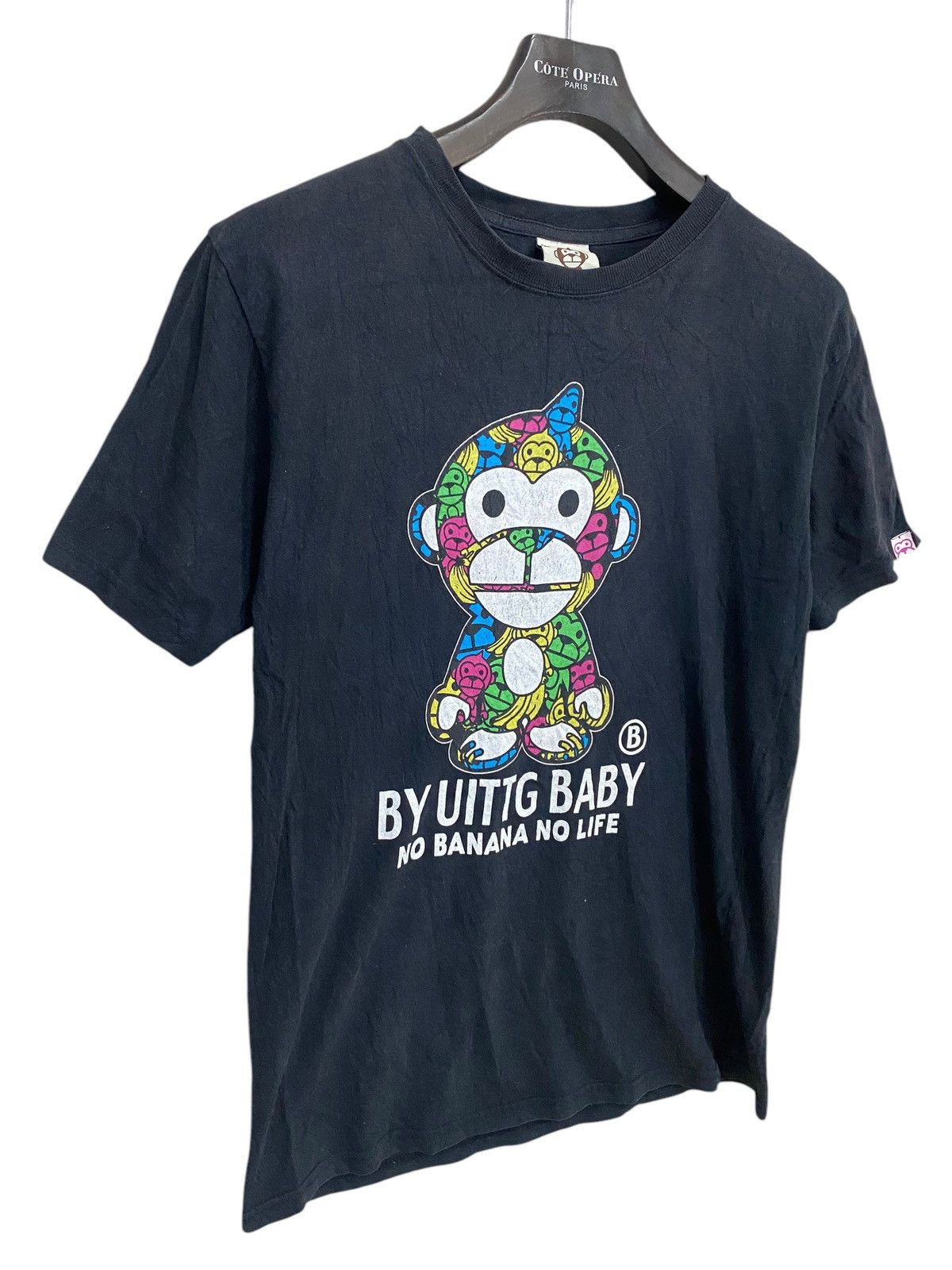 Japanese Brand × Vintage By uittg baby no banana no life tshirt baby milo style sZ L Size US L / EU 52-54 / 3 - 2 Thumbnail