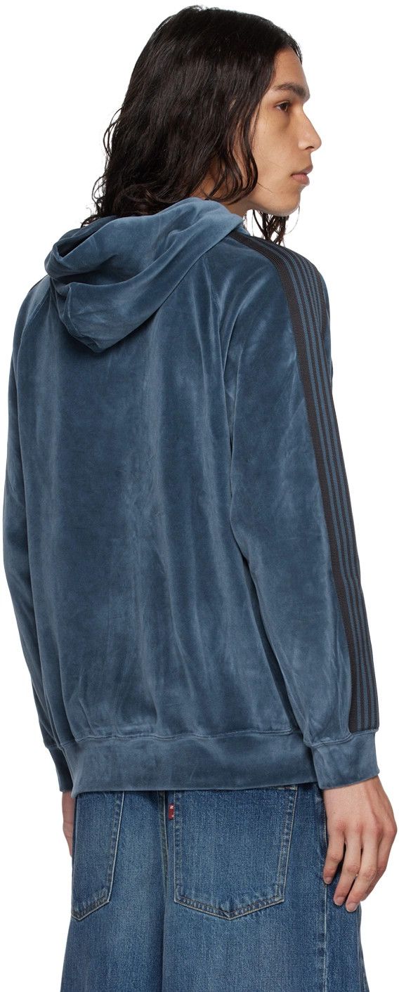 Needles o1y0225 Logo Hoodie in Blue Size US S / EU 44-46 / 1 - 3 Thumbnail