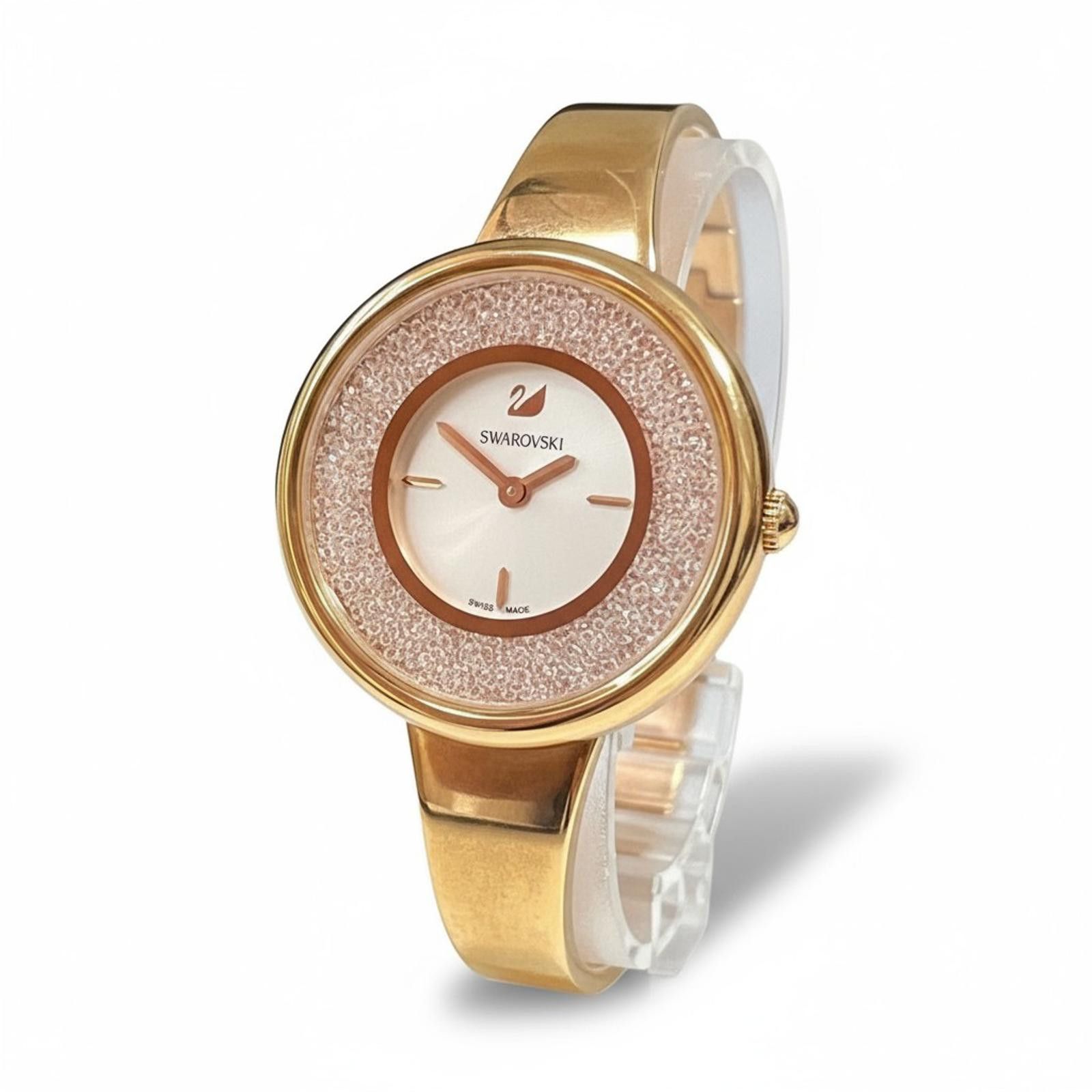 Swarovski Swarovski - Women's Crystal-Embellished Gold Tone Watch Size ONE SIZE - 1 Thumbnail