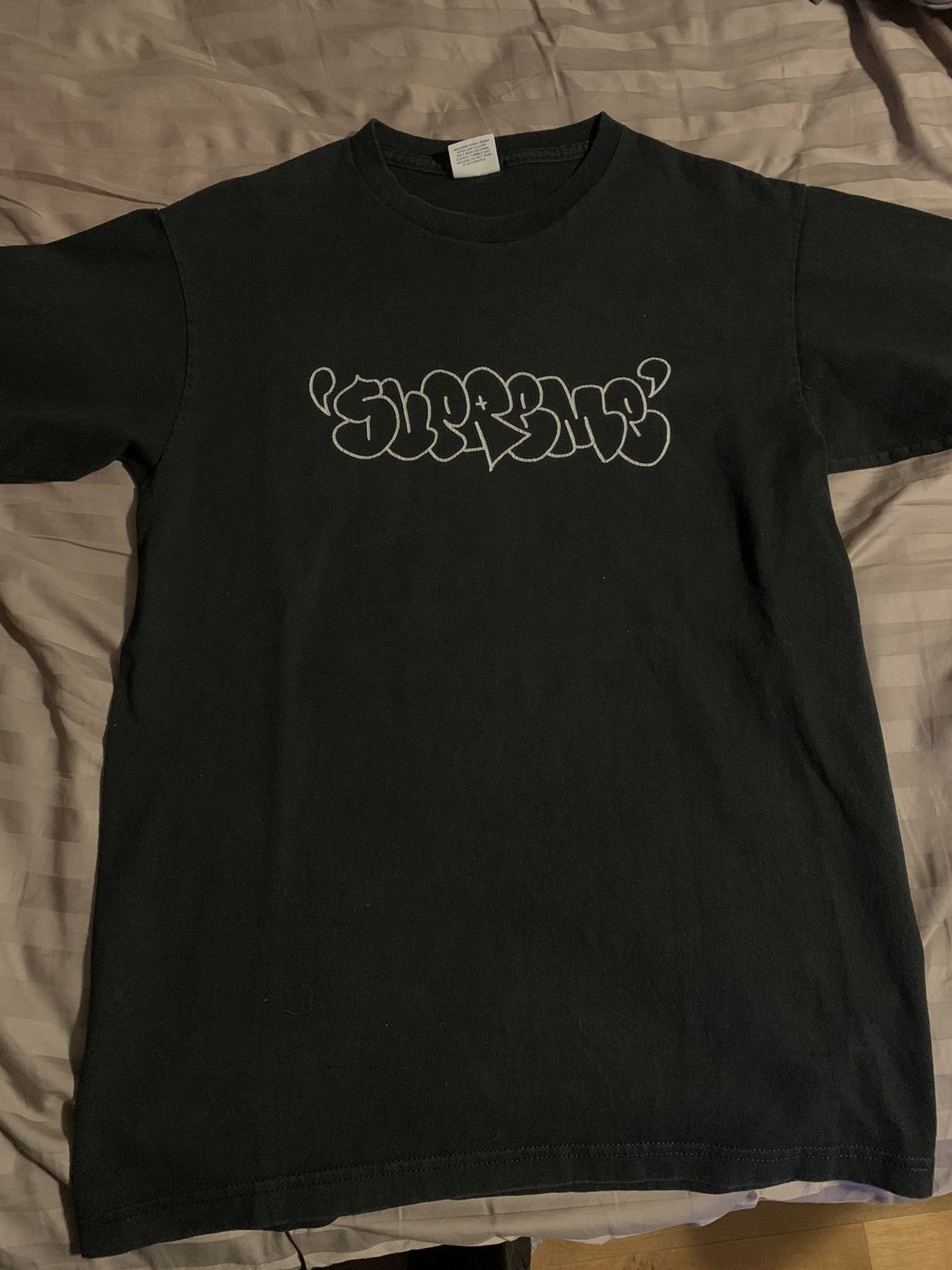 Supreme Supreme JA Graffiti Tag Tee (2008 Dumb Rare) Size US M / EU 48-50 / 2 - 2 Thumbnail