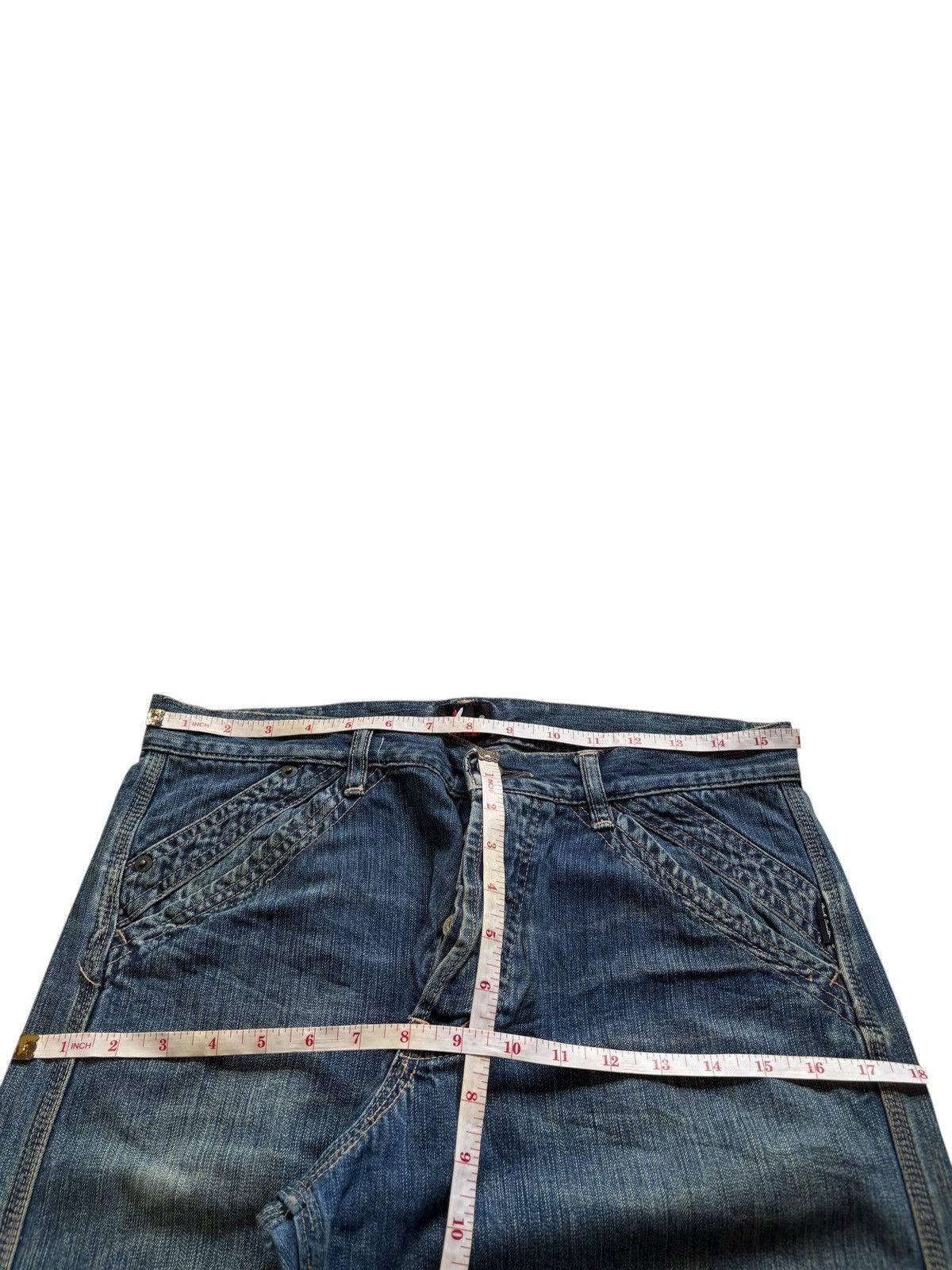 Paul Smith Red Ear Vintage Paul Smith Red Ear Distressed Loose Baggy Jeans Size US 32 / EU 48 - 11 Thumbnail