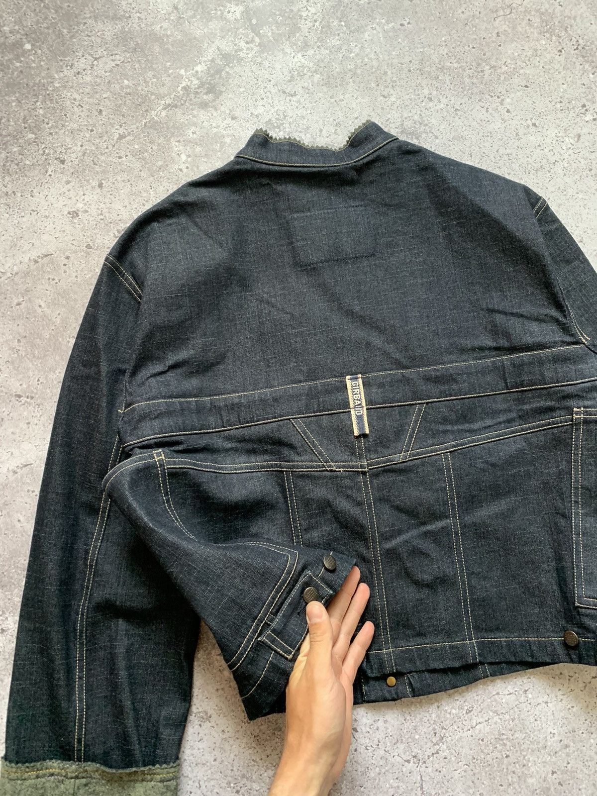 Marithe + Francois Girbaud Archive Marithe Francois Girbaud Cropped Denim Jacket Size M / US 6-8 / IT 42-44 - 7 Thumbnail
