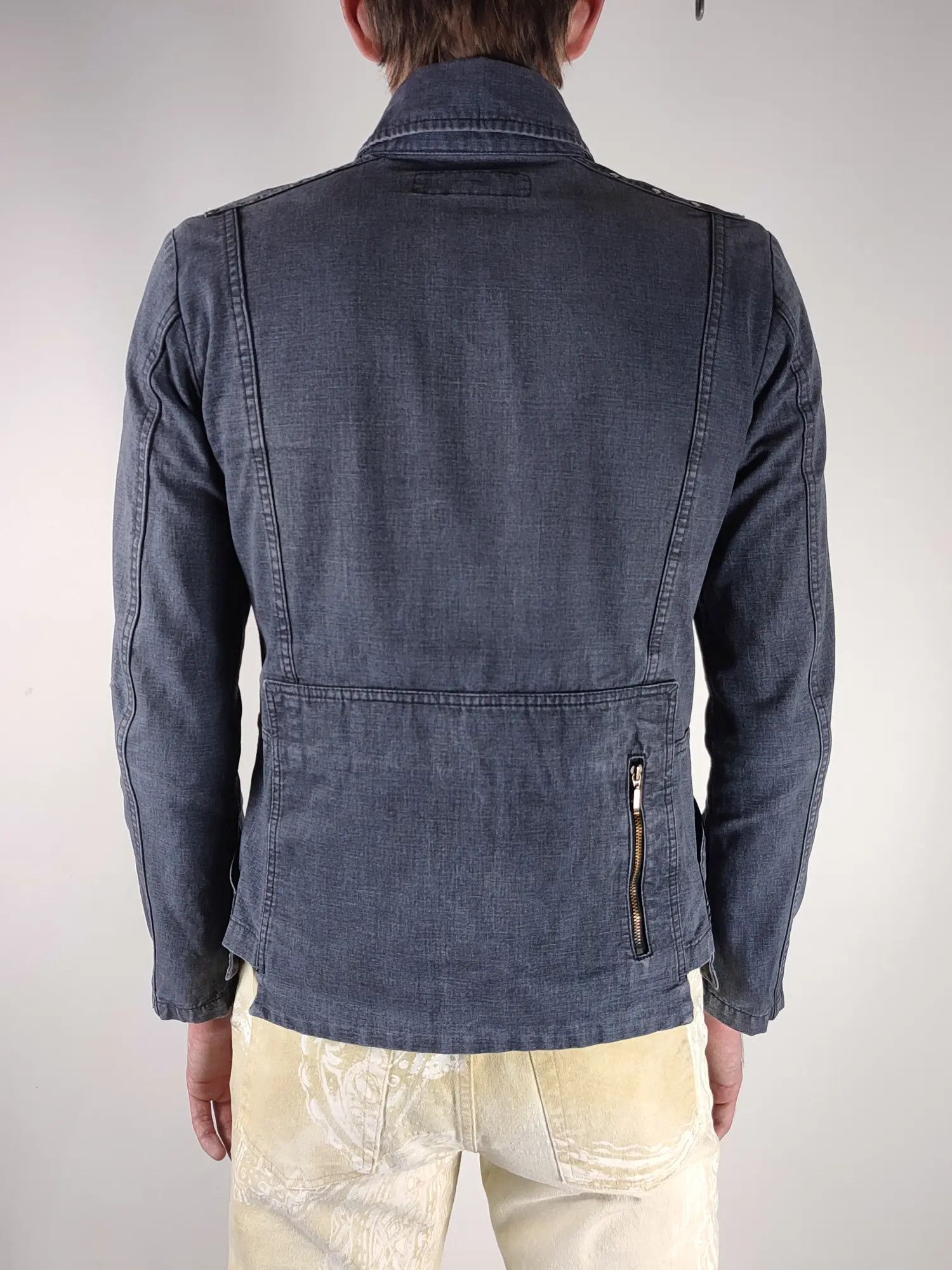 Diesel Vintage Diesel Multi Pocket Denim Jacket Size US S / EU 44-46 / 1 - 6 Thumbnail