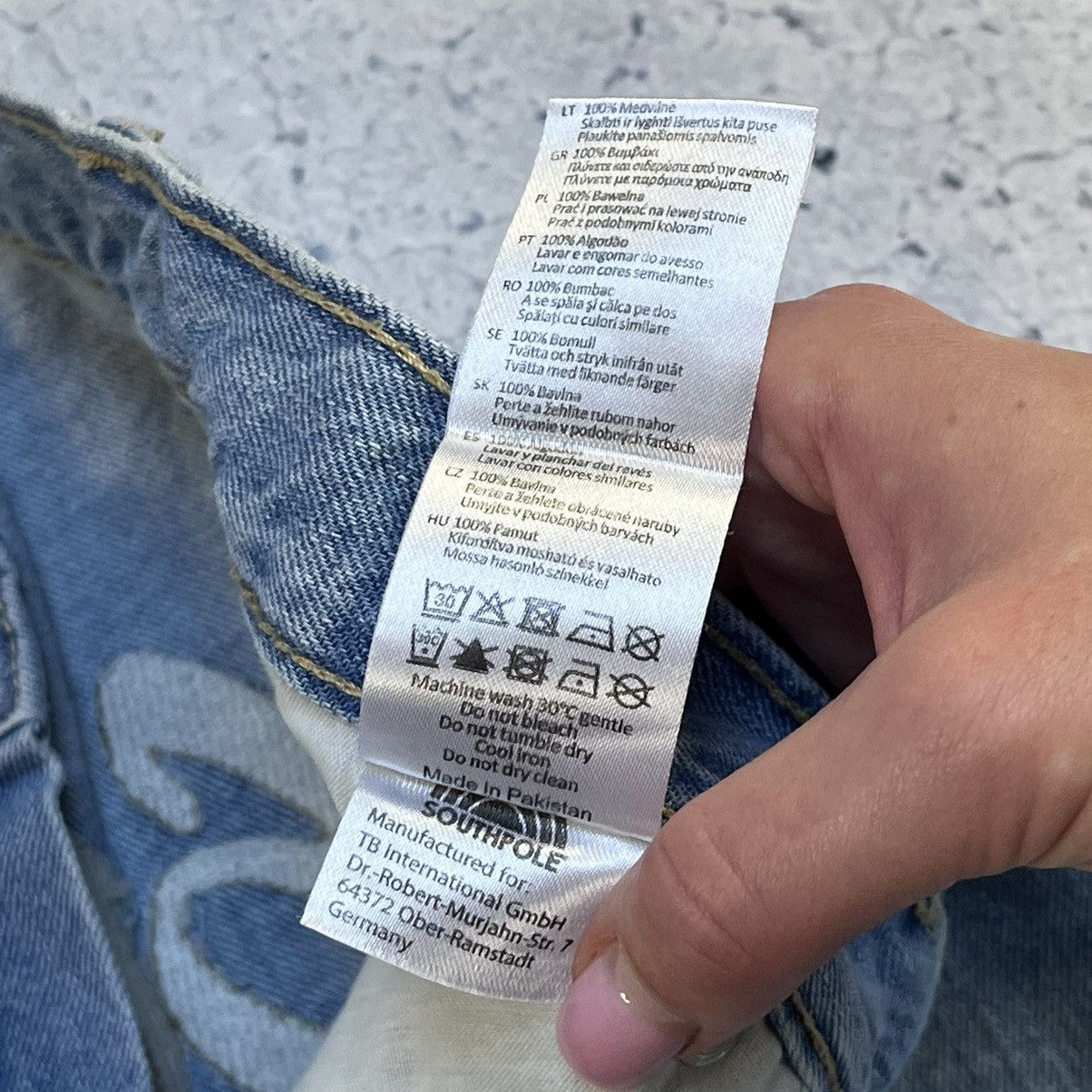 JNCO × Southpole Southpole Og Baggy Embroidered Logo Jeans Vintage Rap Pants Size US 30 / EU 46 - 14 Thumbnail