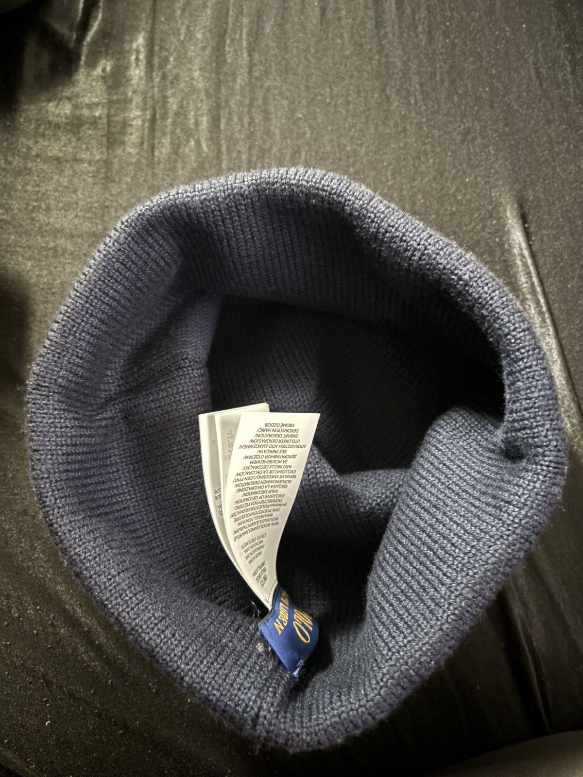 Polo Ralph Lauren × Vintage Crest-Patch Wool-Blend Beanie Size ONE SIZE - 3 Thumbnail