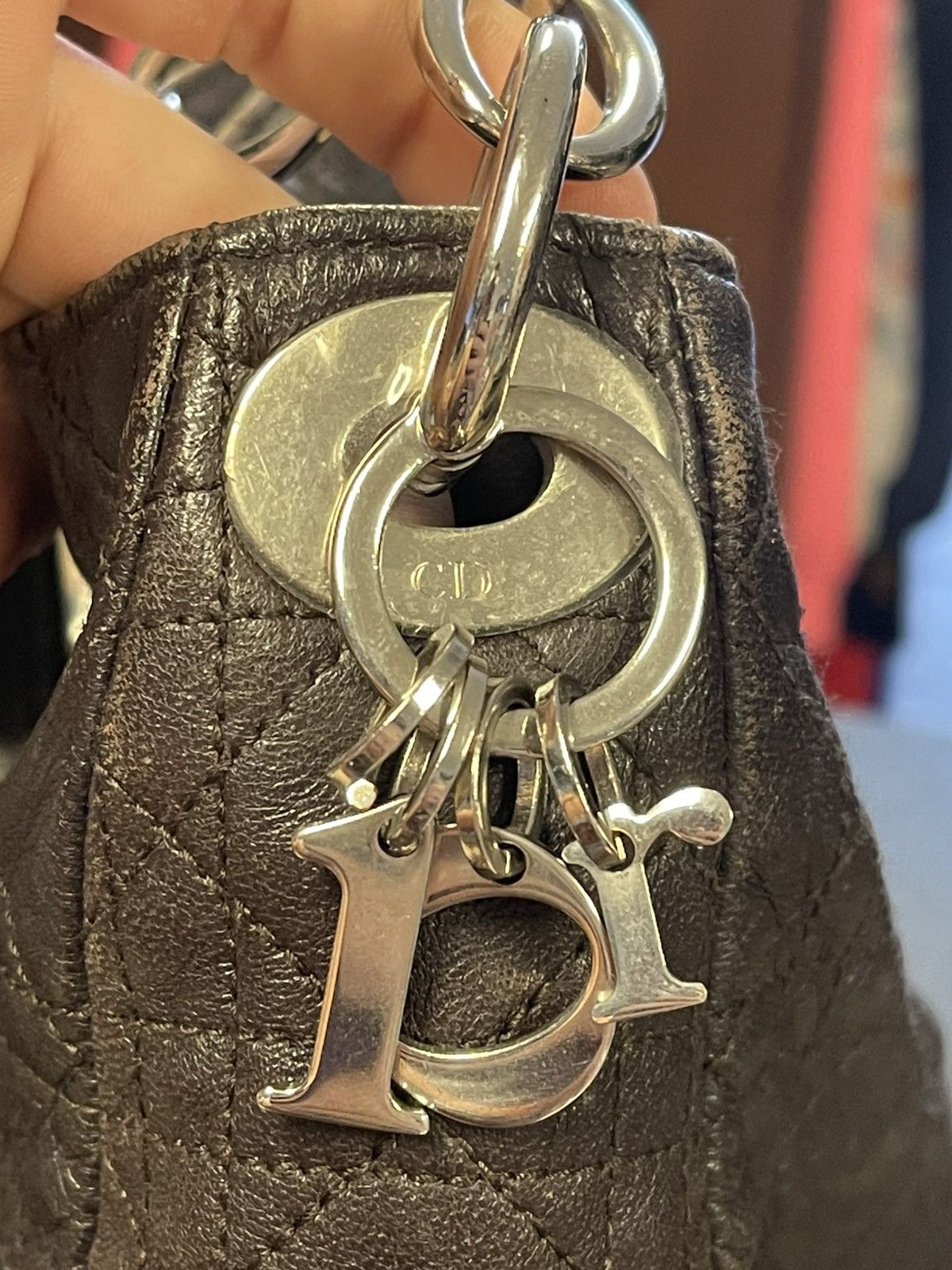 Dior Christian Dior Sac de Ville Monogram Lining Vintage Size ONE SIZE - 4 Thumbnail